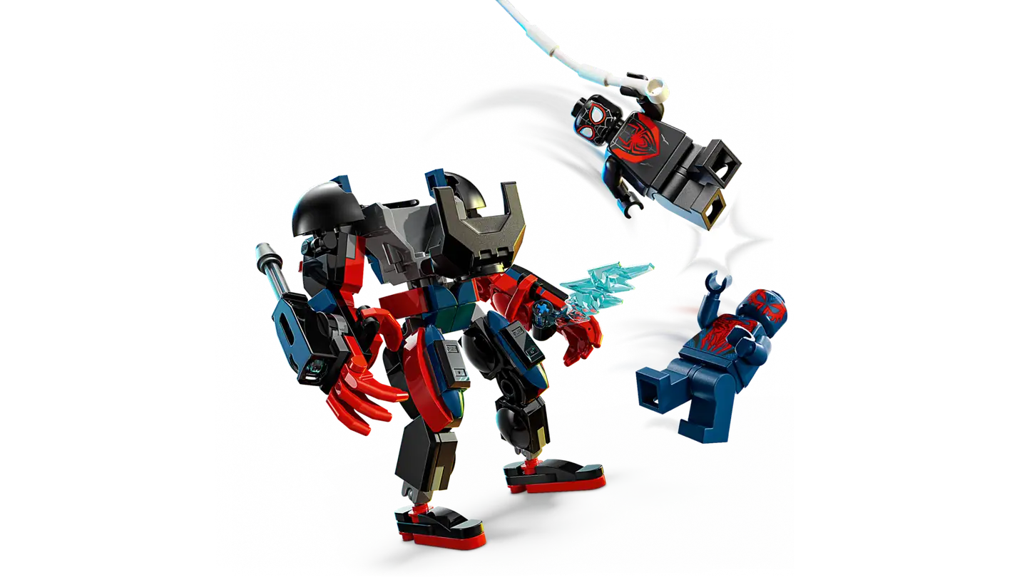 LEGO® Super Heroes Marvel 76337 Miles Moralesin robotti vastaan Spider-Man 2099 - 11
