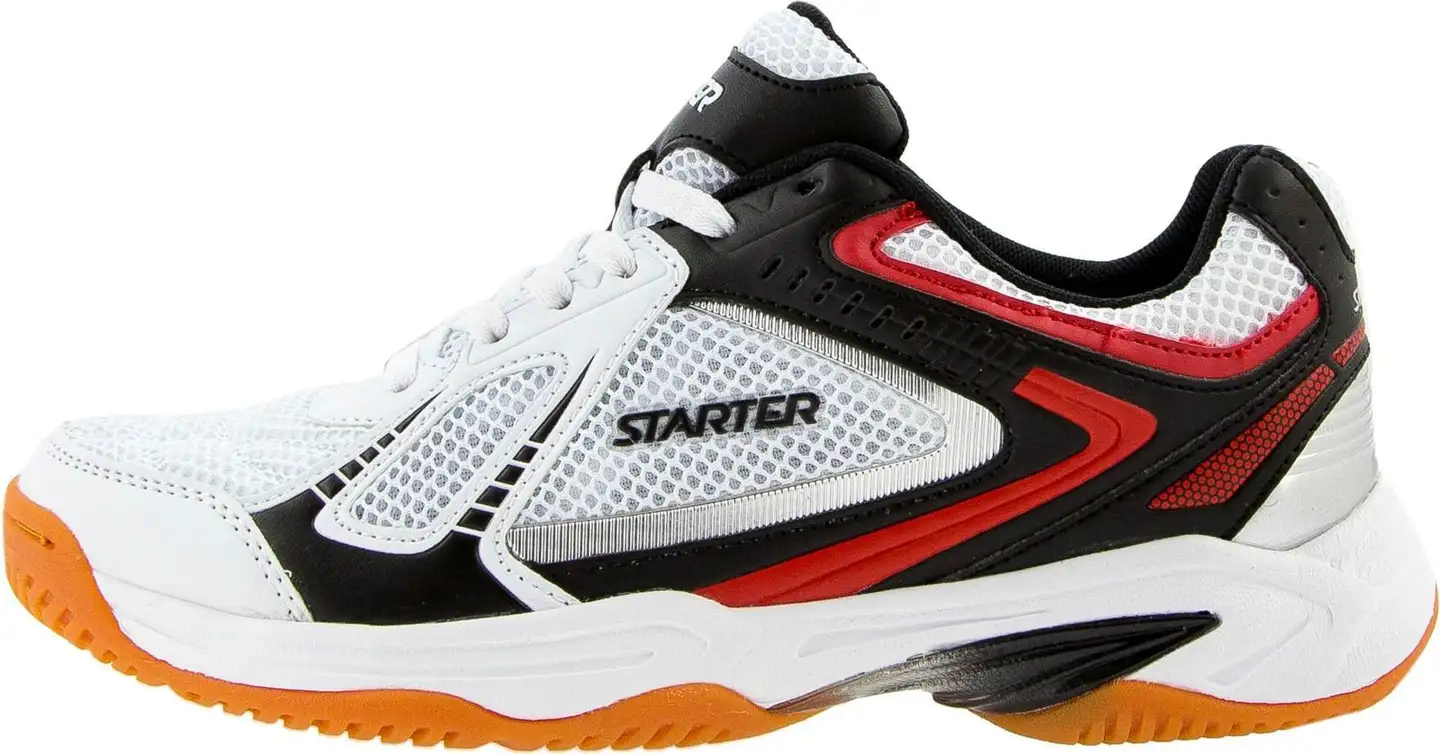 Starter Match Indoor miesten sisäpelijalkineet - White/black/red - 2