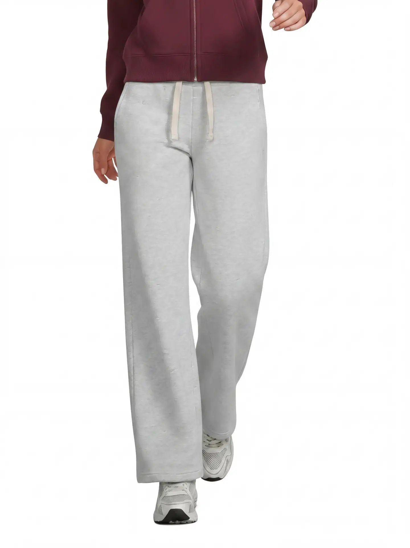 WKLY. naisten collegehousut 222W282691 - Lt. grey mel. - 1