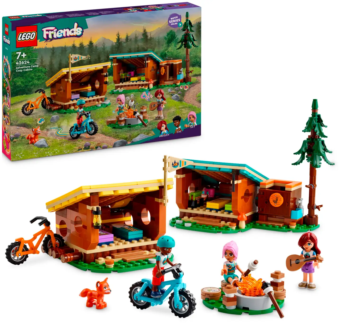 LEGO Friends 42624 Seikkailuleirin mukavat laavut - 2