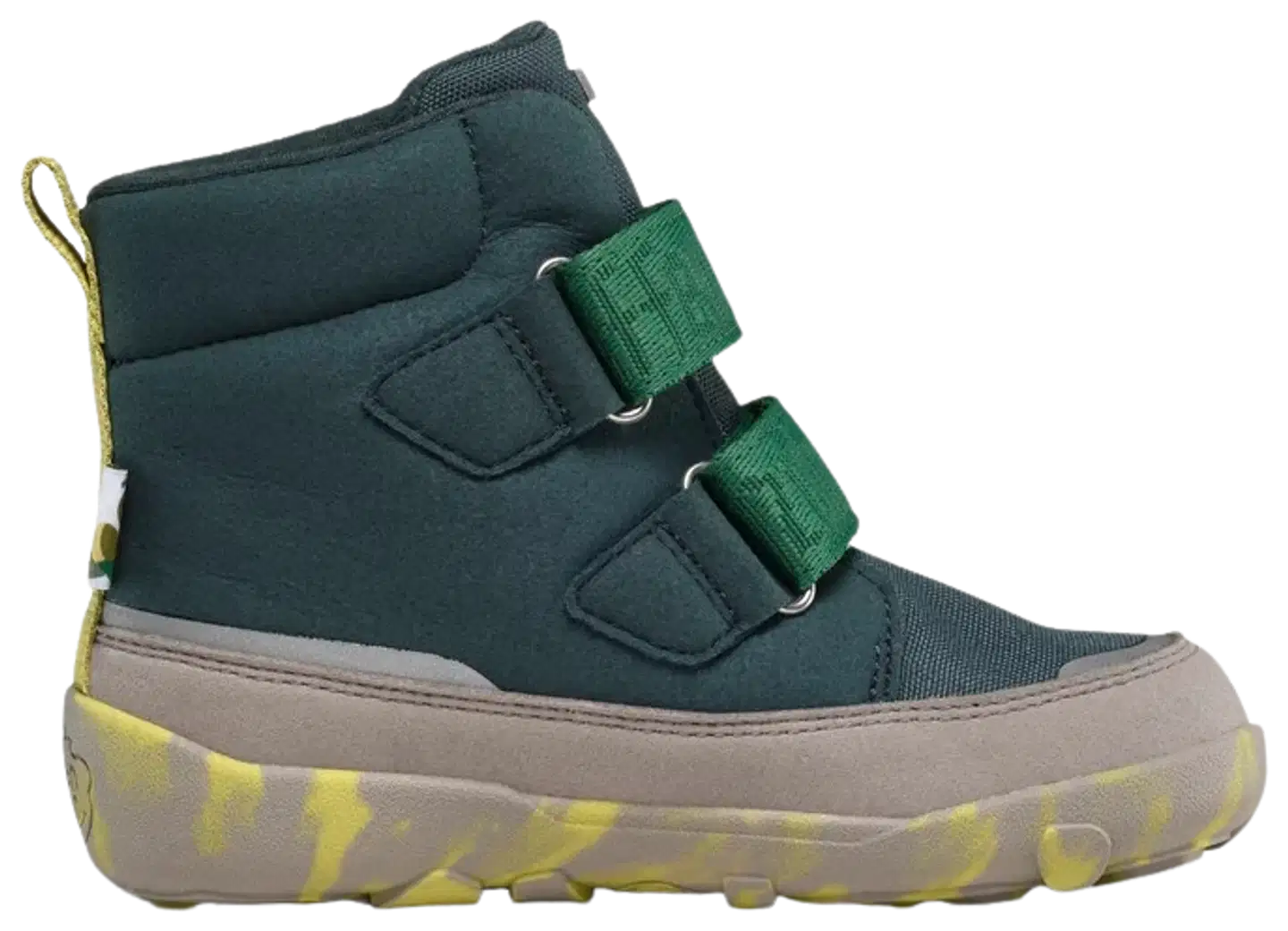 Affenzahn paljasjalkasaappaat Vegan Comfy - Caterpillar - green - 4
