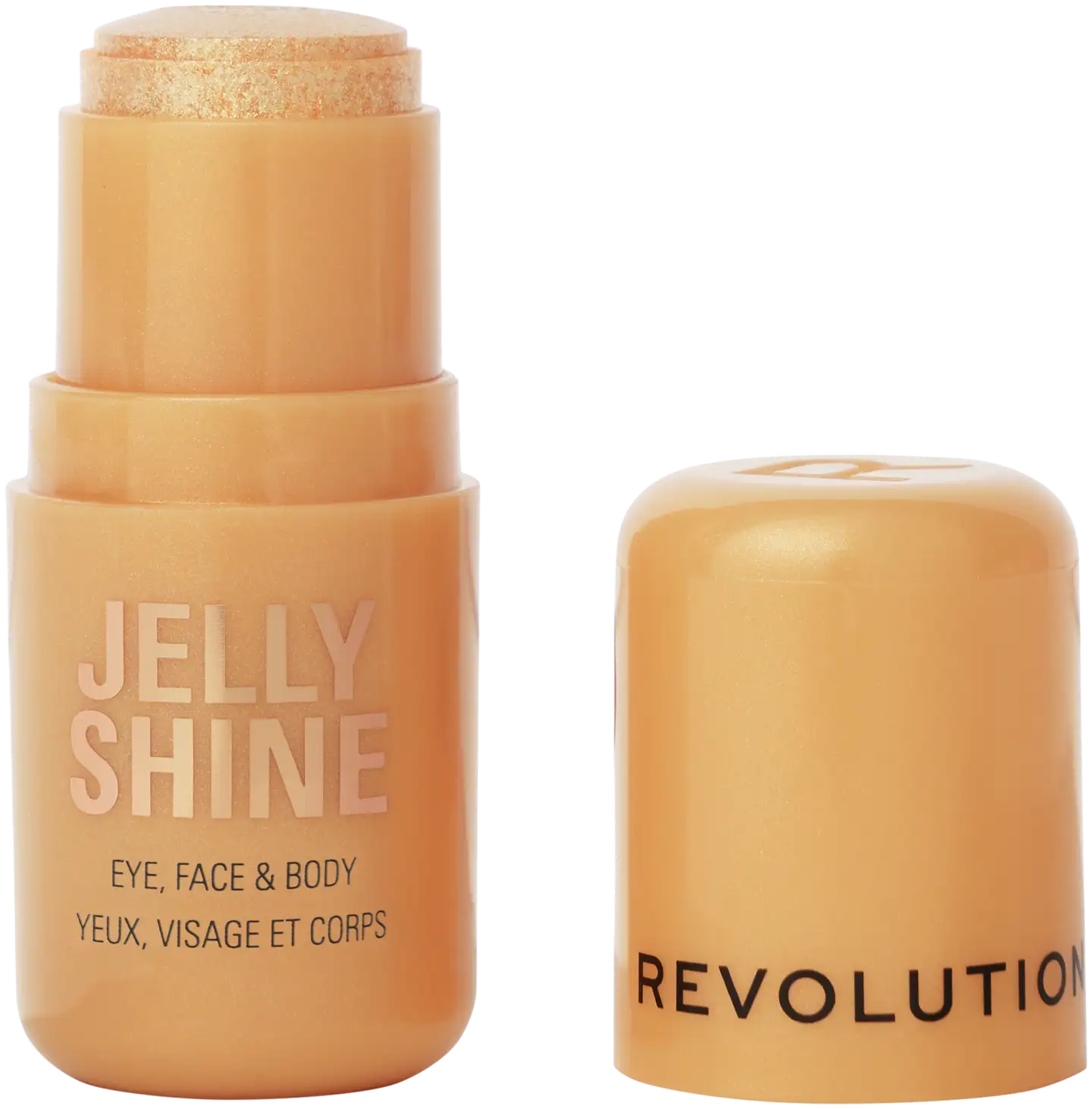 Revolution jelly shine eye, face & body monikäyttö meikkipuikko 5,5g celestial gold - celestial gold - 1