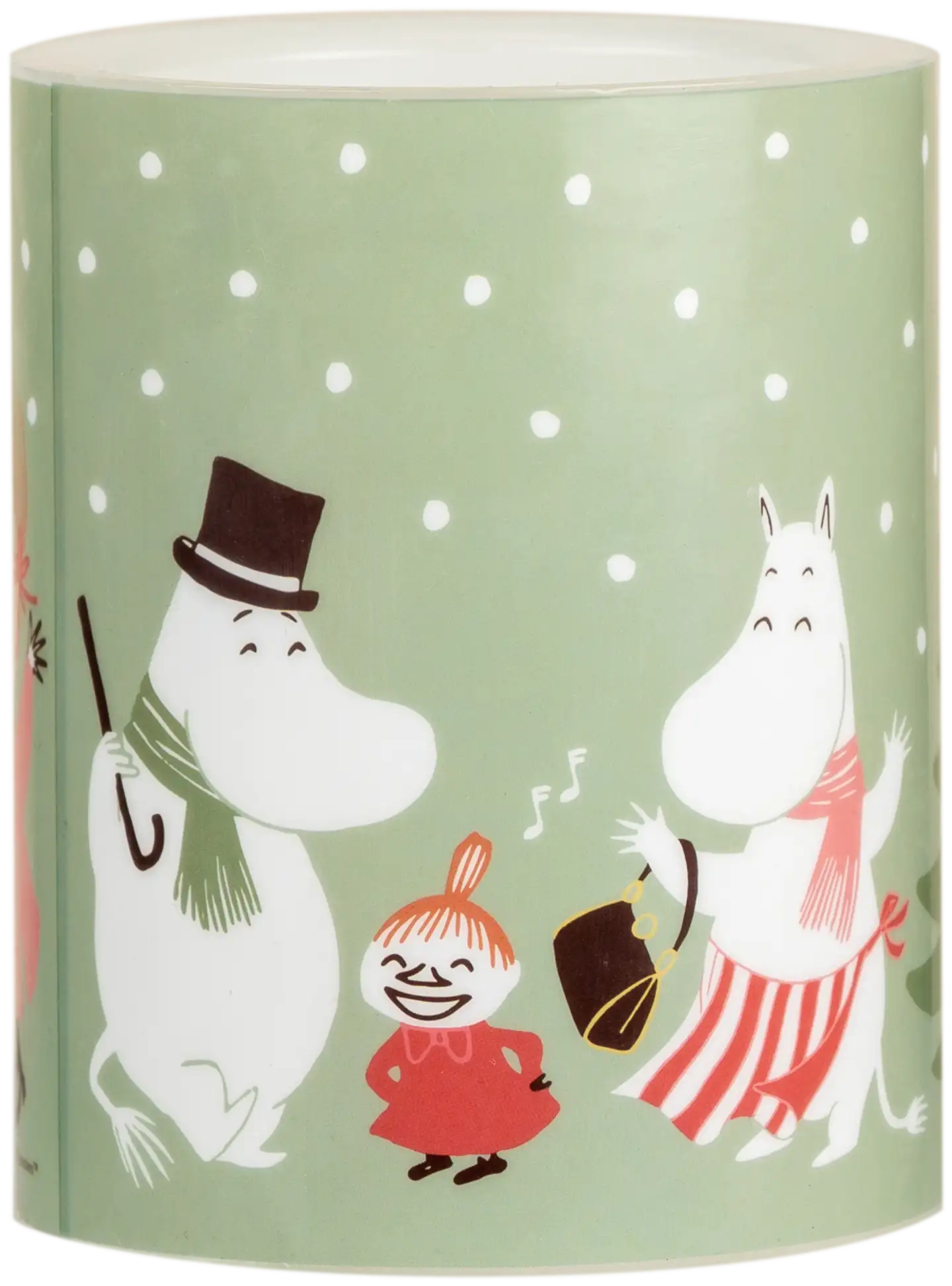 Muurla LED-kynttilä Muumi Juhlahumua 12,5 cm - 2