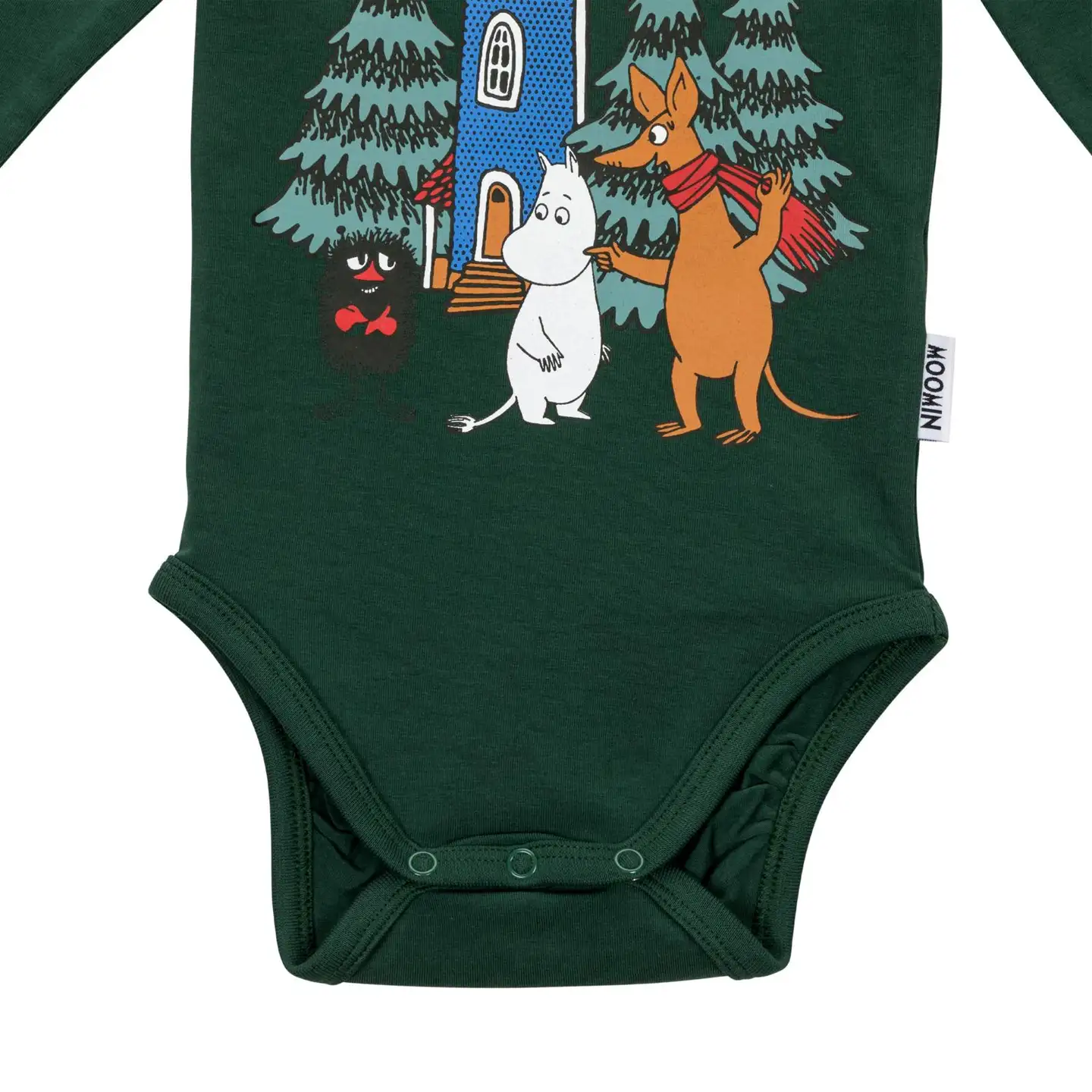 Moomin by Martinex vauvojen body Pihajuhla 590531 - VIHREÄ - 3