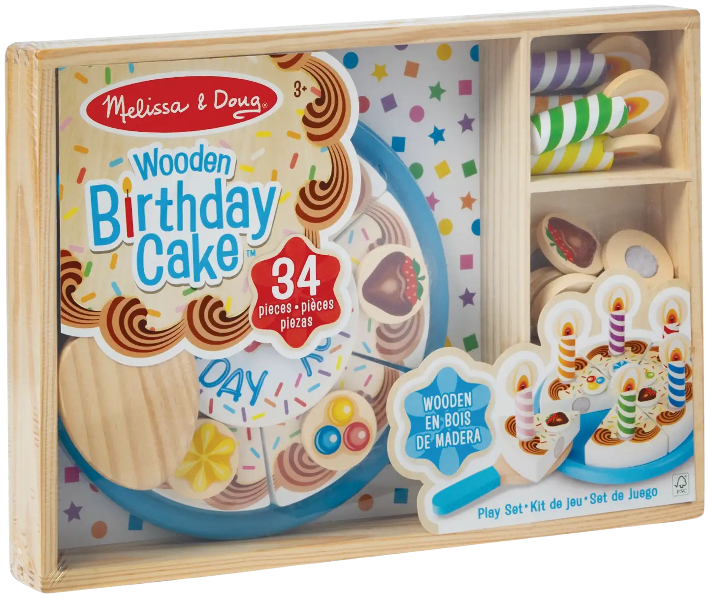 Melissa & doug Leikkisetti Syntymäpäiväkakku