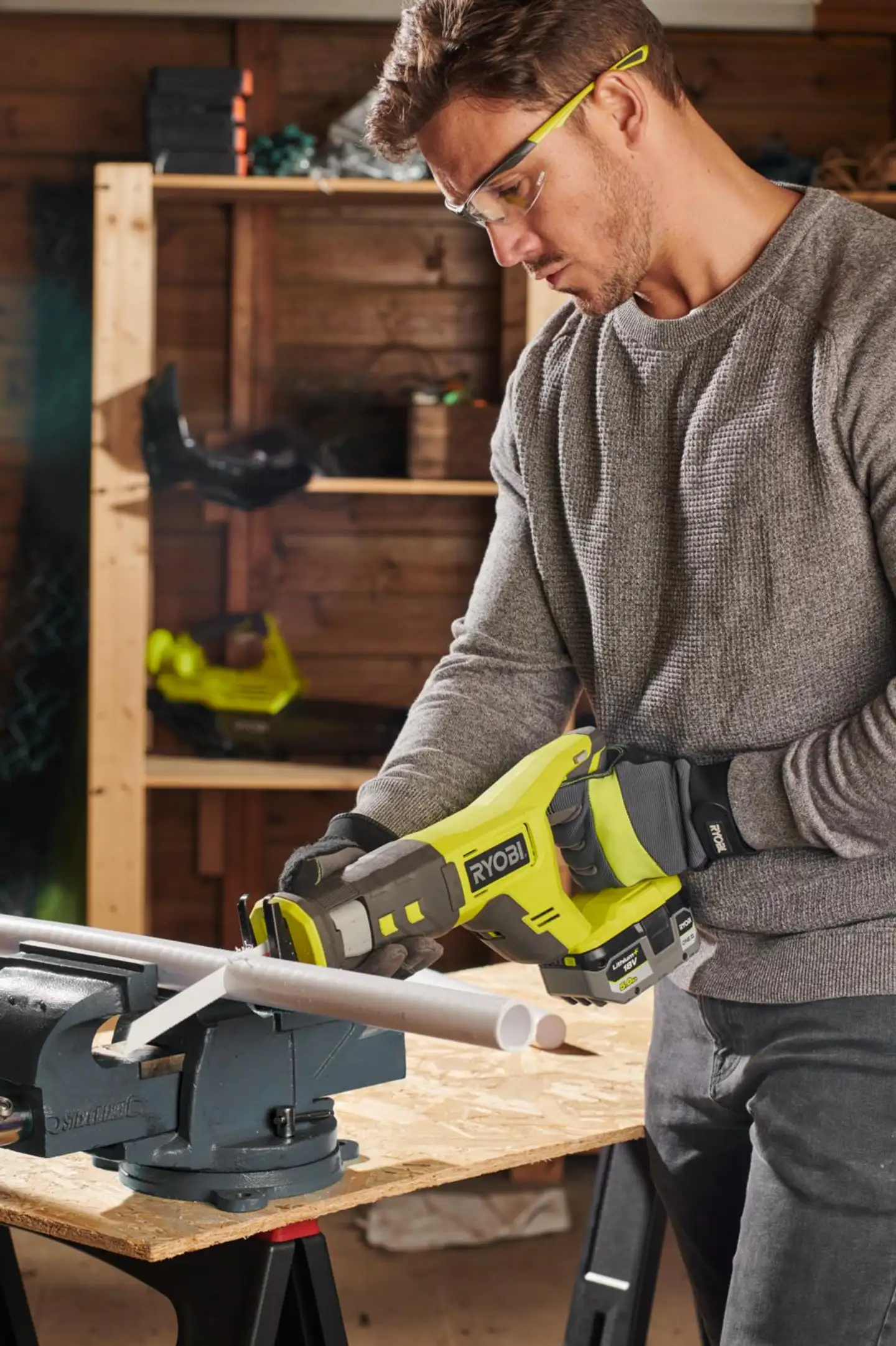 Ryobi 18V puukkosaha RRS18-0 - 6