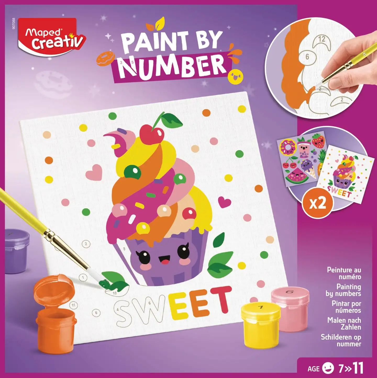 Maalaussarja Maped Paint By Number Kawai sweet - 1