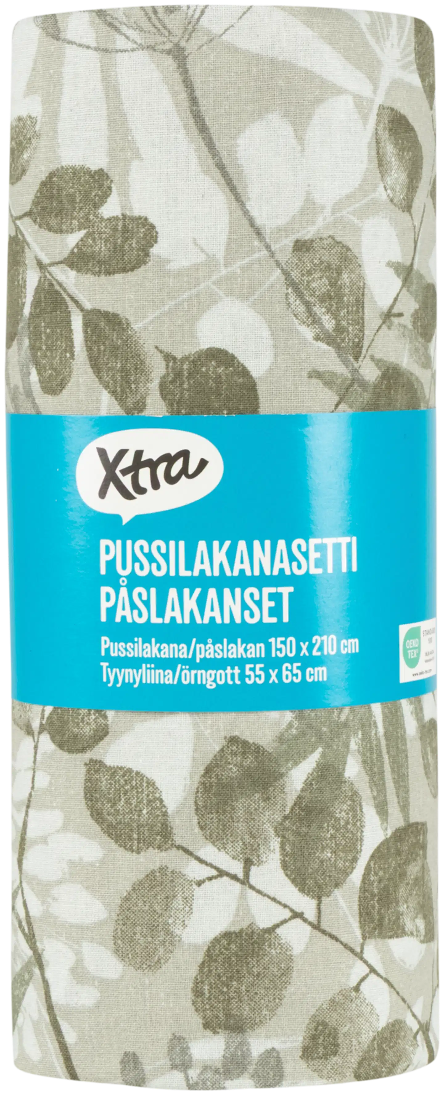 Xtra pussilakanasetti Cherie 150x210 cm vihreä - 2