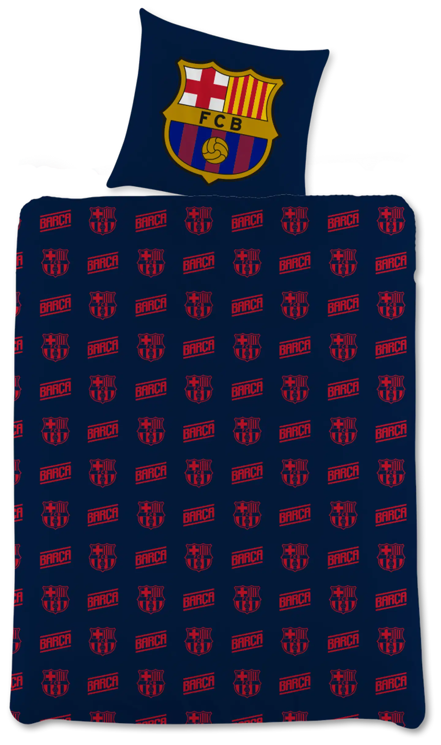 Lasten pussilakanasetti FC.Barcelona 150x210+50x60 cm - 2