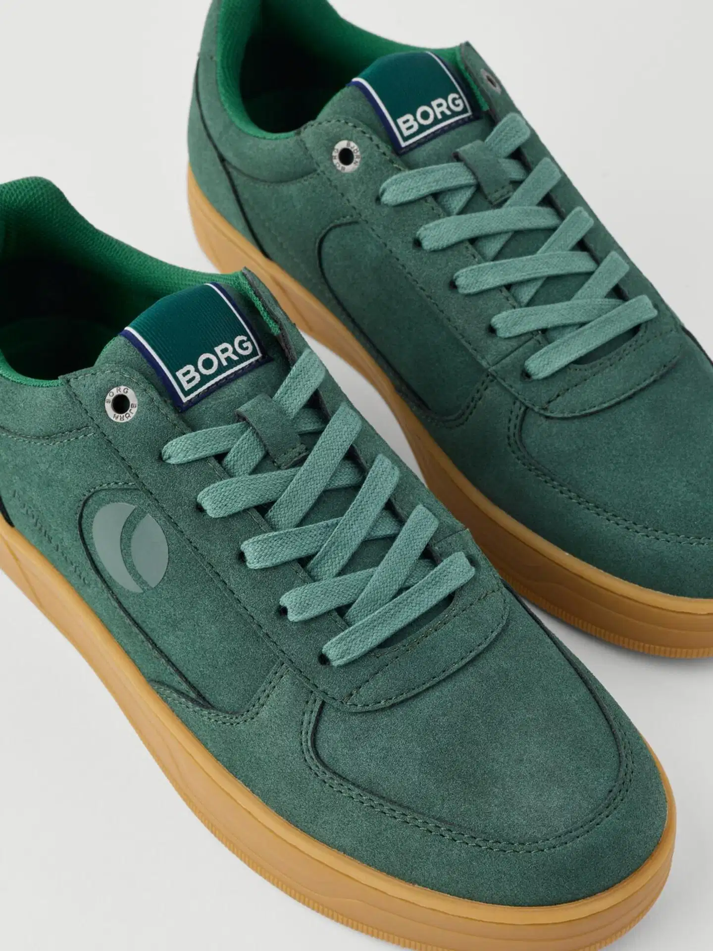 Björn Borg miesten vapaa-ajan tennari Challenger Green Gum - Green/gum - 4