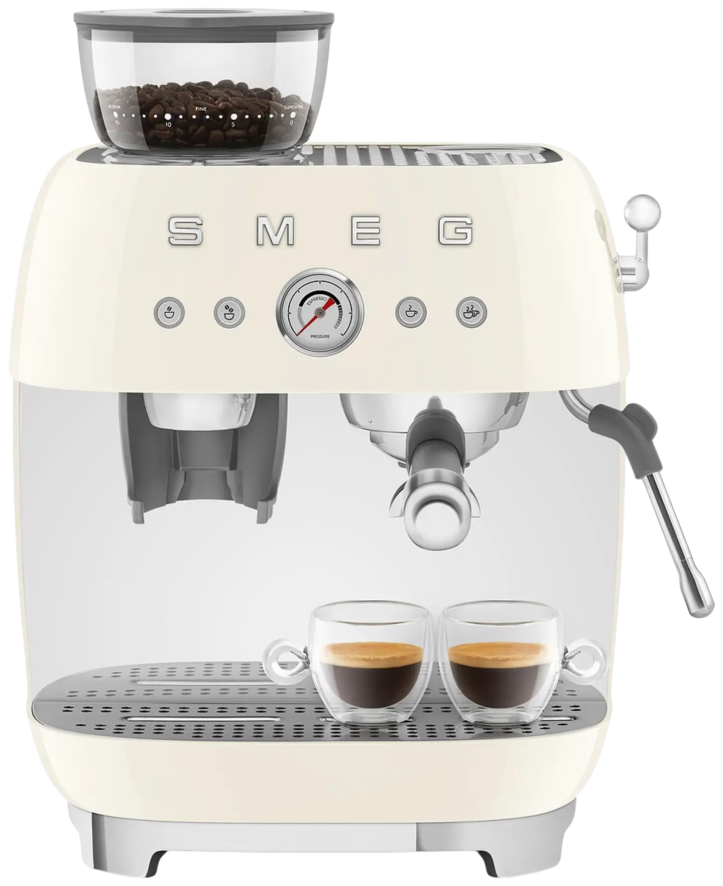 Smeg espressokeitin myllyllä kerma EGF03CREU - 5