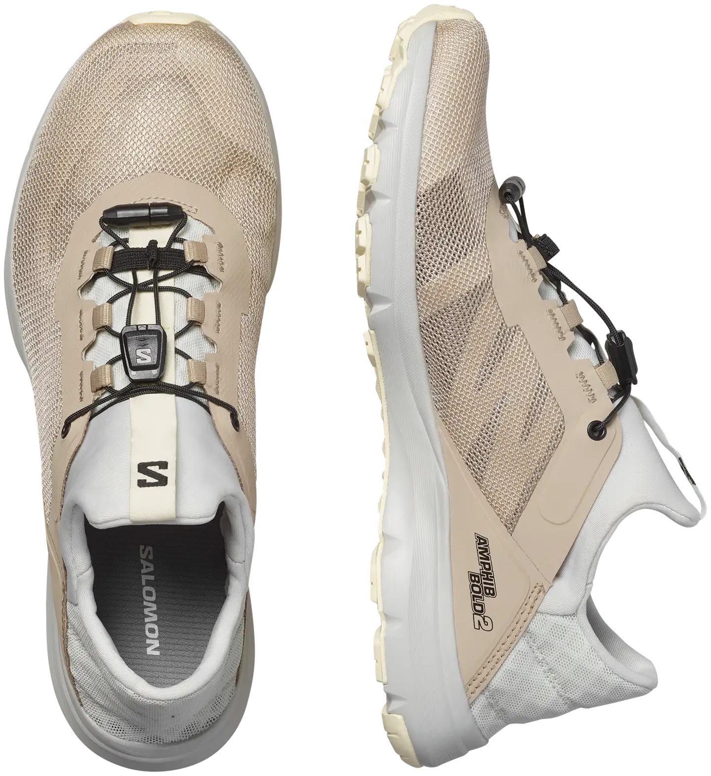 Salomon naisten ulkoilujalkine Ambhib Bold 2 W - White Pepper/Gray/Transparent - 6