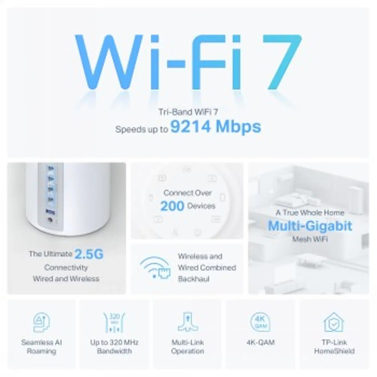 TP-Link Deco BE65 BE9300 Mesh WIFI 7 - 6