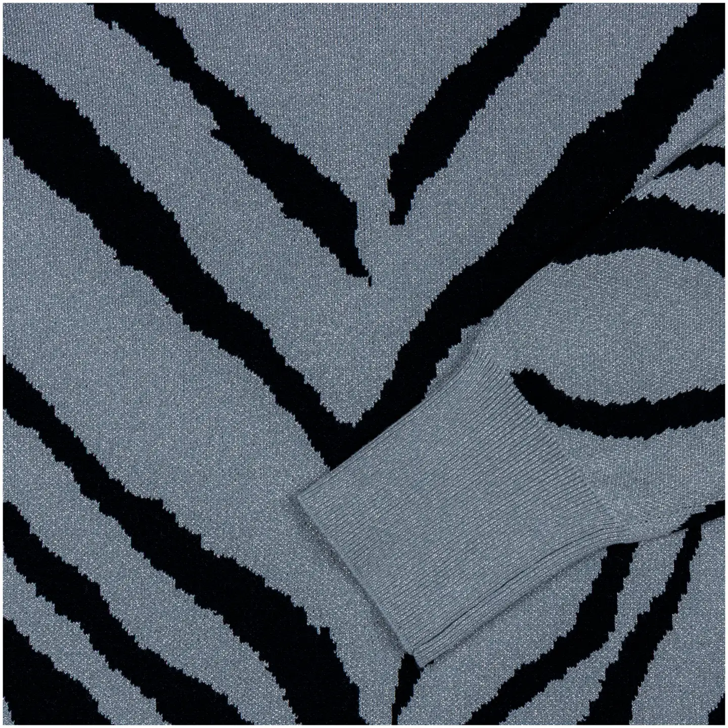 House naisten neulepusero intarsia 213HP34620, D-mitoitus - Grey intarsia - 3