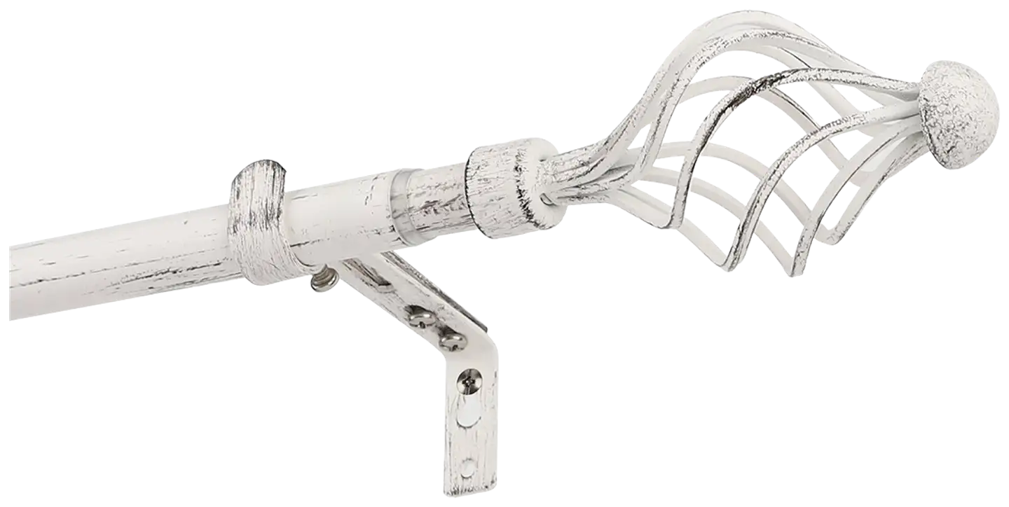 Ihanin verhotangon kannakkeet valkokulta 19mm 2kpl/pss - 2