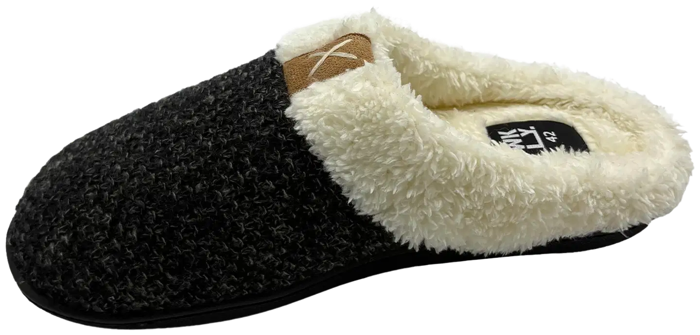 WKLY. miesten tossut Hut Slipper - Black - 4