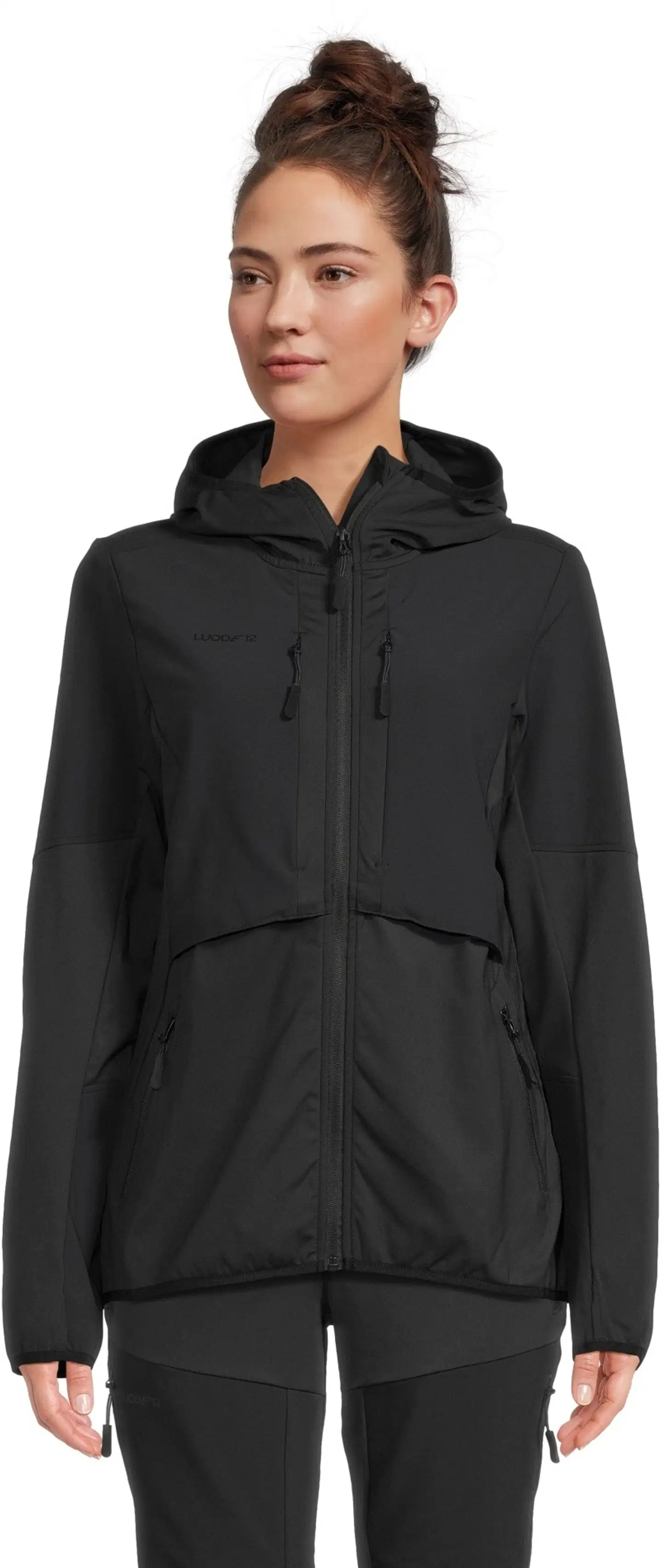 Luode12 naisten retkeily- ja ulkoilutakki 223L112664 - Jet Black - 1