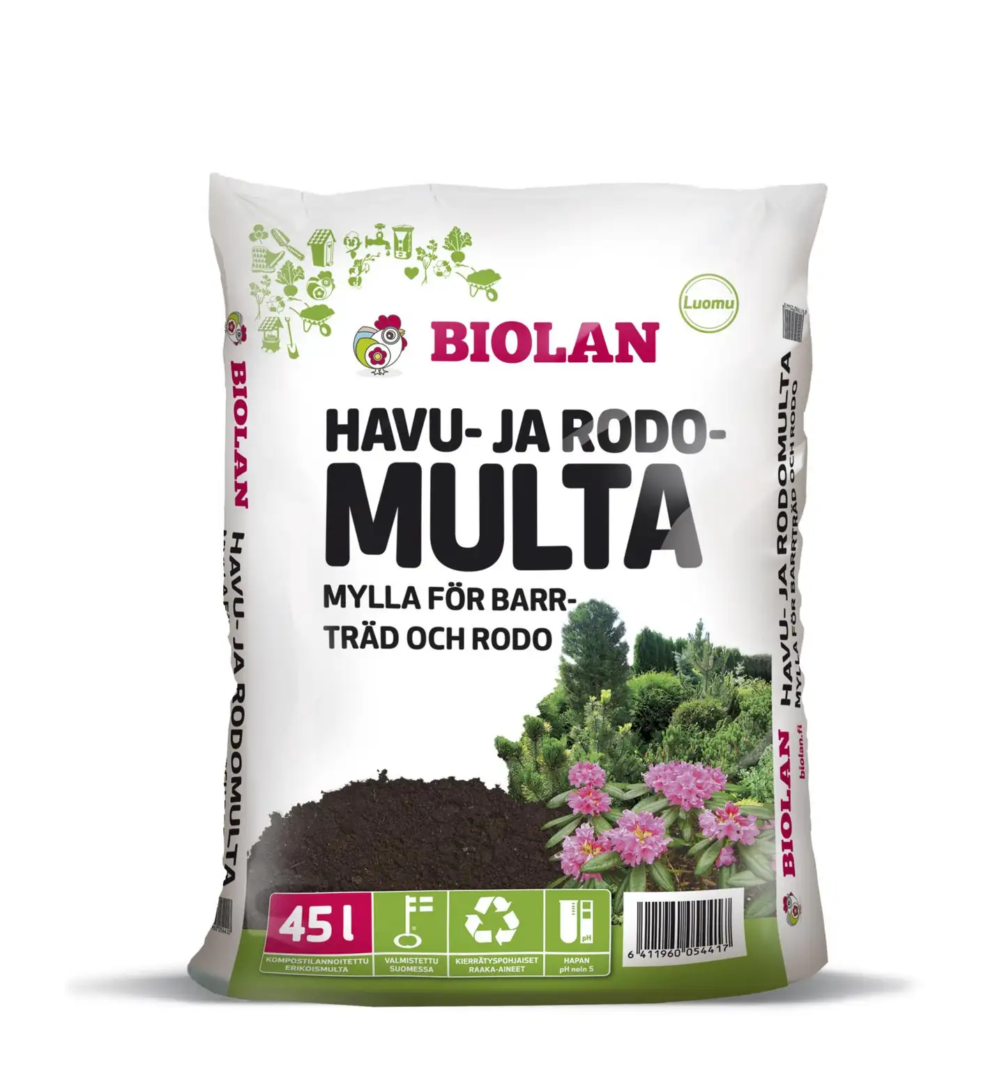 Biolan 45l havu- ja rodomulta - 1