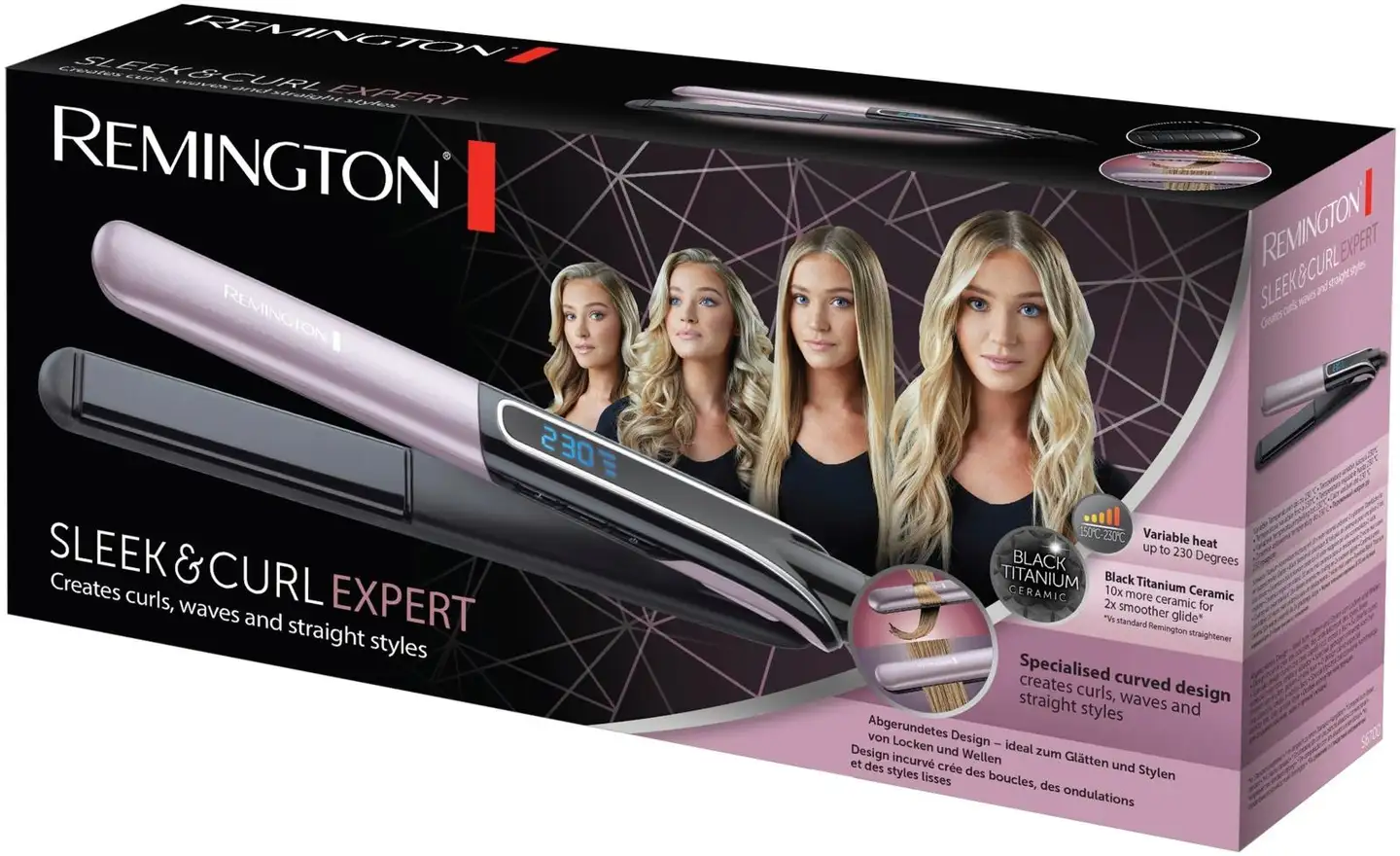 Remington Muotoilurauta Sleek & Curl Expert S6700 - 5