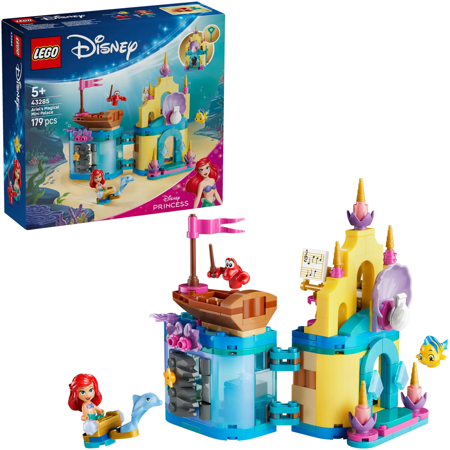 LEGO® Disney Princess 43285 Arielin taianomainen palatsi minikoossa - 1