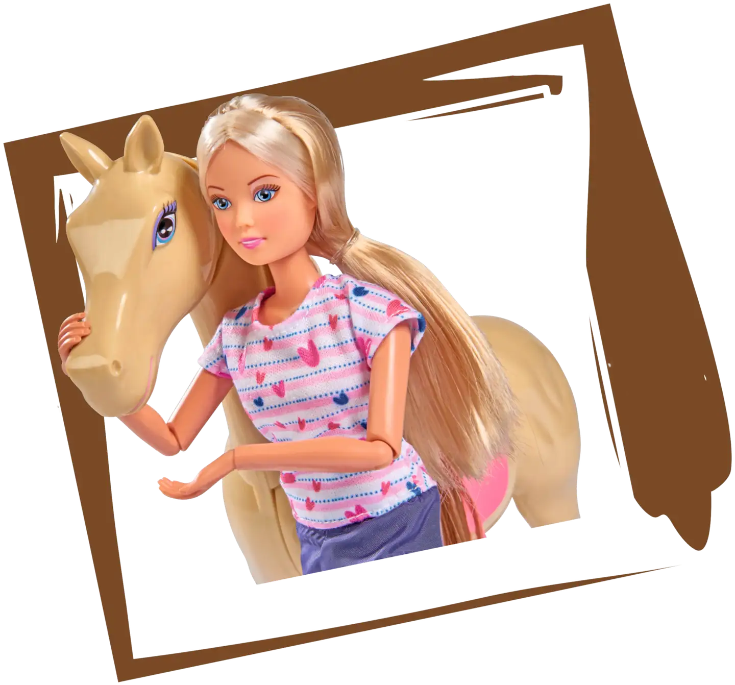 Simba Steffi Love ja hevonen, Riding Tour -leikkisetti - 6