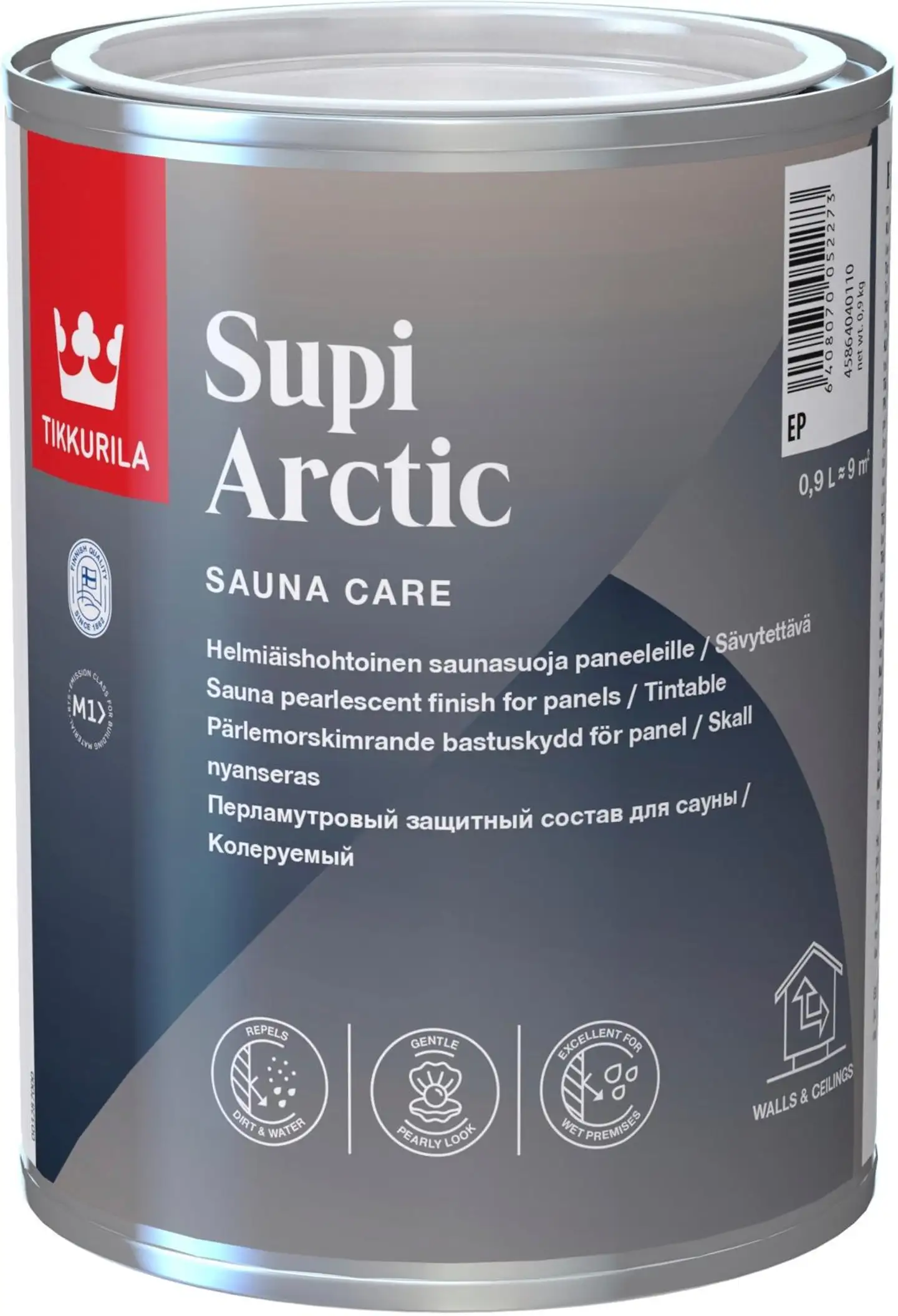 Tikkurila saunasuoja Supi Arctic 0,9 l EP sävytettävä puolihimmeä