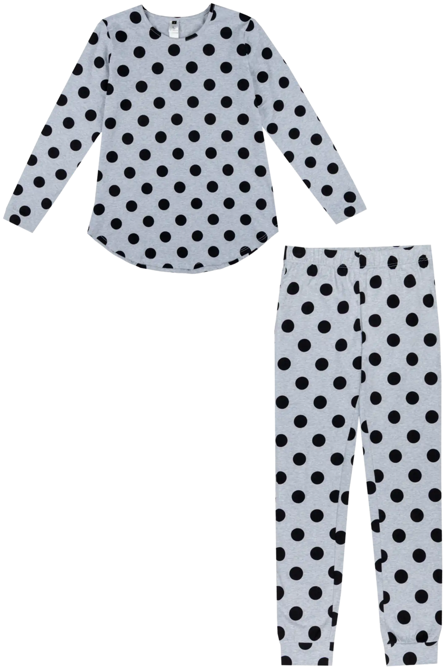 Actuelle naisten pyjama 212A382514 - Grey aop - 1