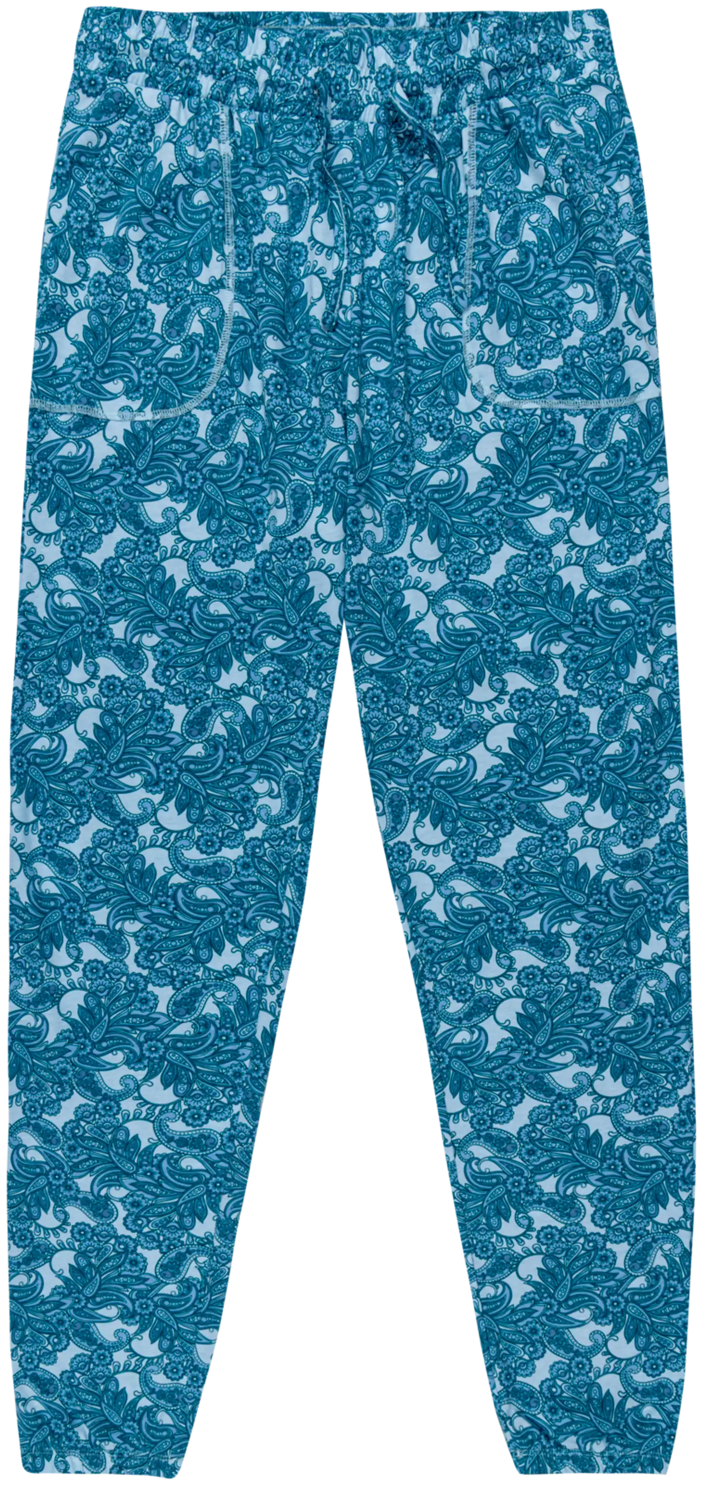 Actuelle naisten pyjamahousut 212A382509 - BLUE AOP - 1