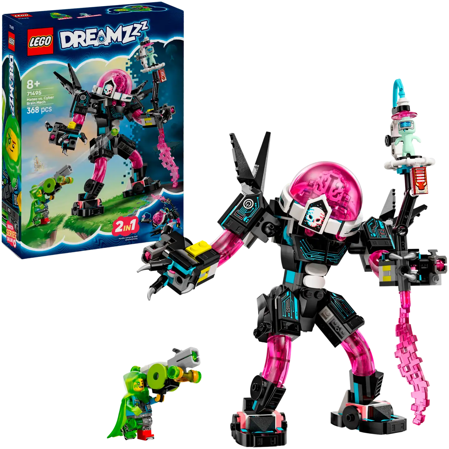 LEGO® DREAMZzz 71495 Mateo vastaan kyberälykkörobotti - 1
