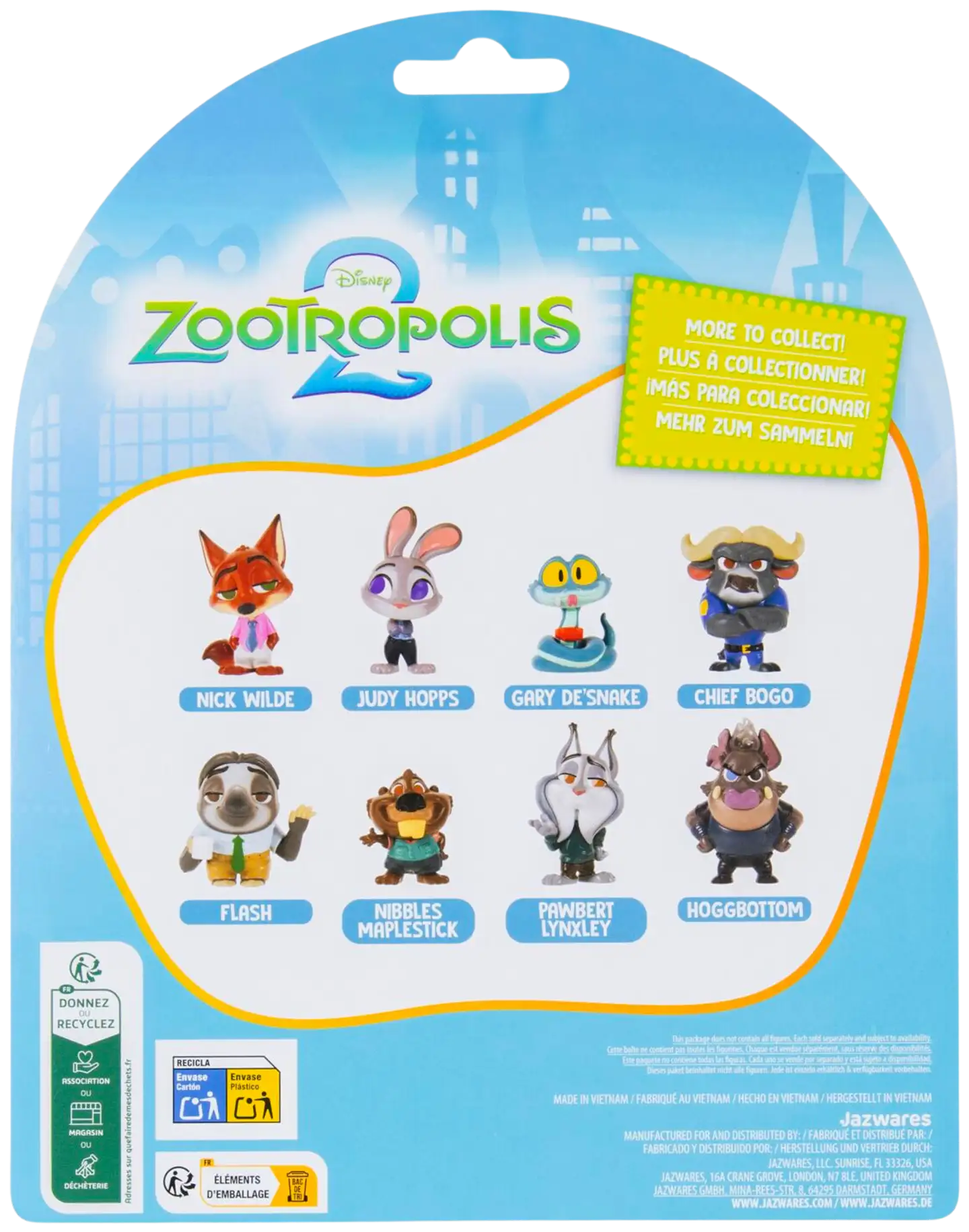 Zootropolis Tiny Tails Fig. 5 Pkt. 4 cm - 2