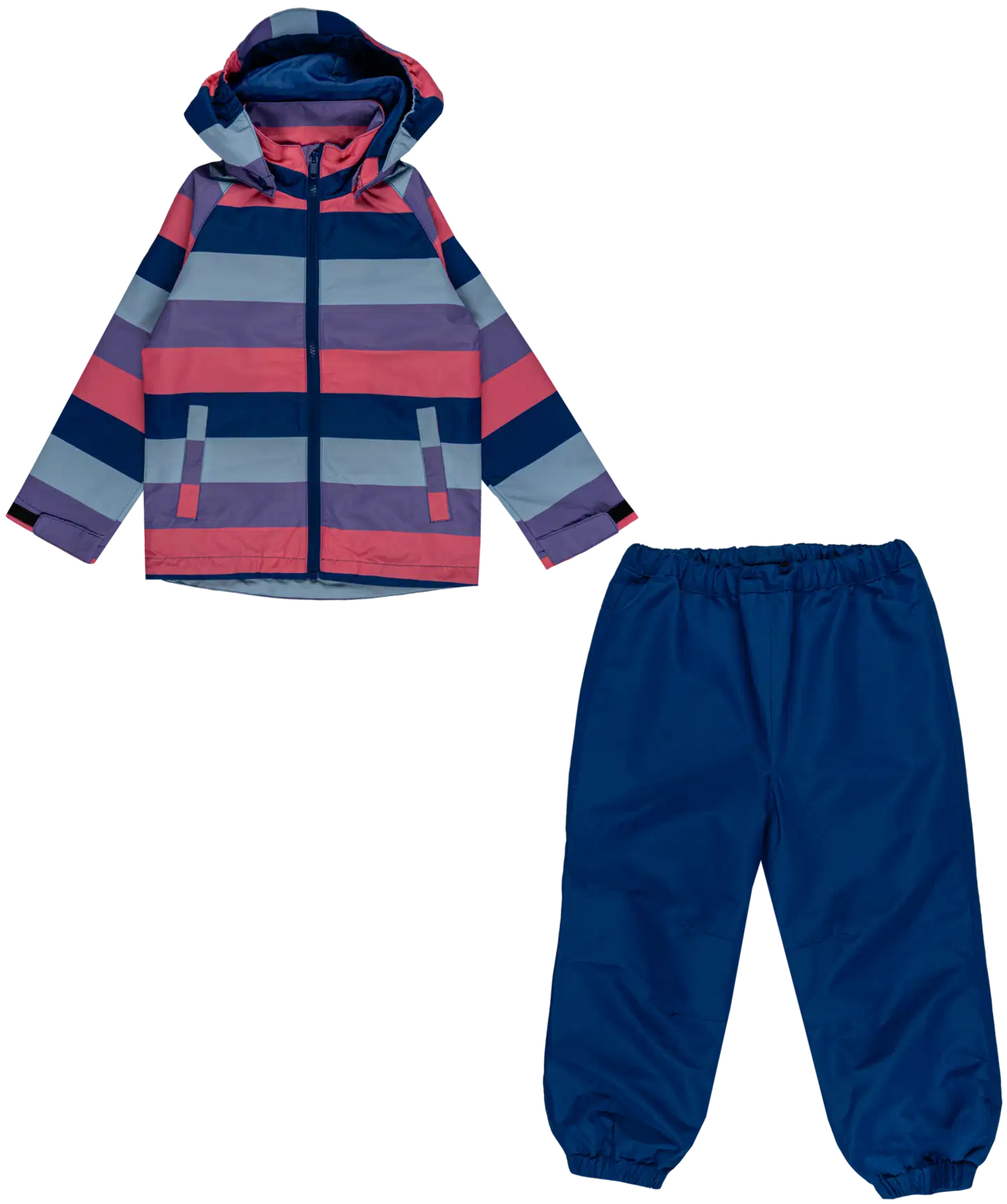 Ciraf lasten ulkoilupuku Raidat 252C07265R - Pink striped - 1