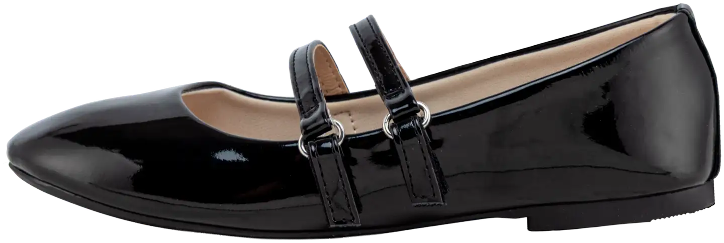 TEX lasten avokkaat Mary Jane - BLACK 1 - 2