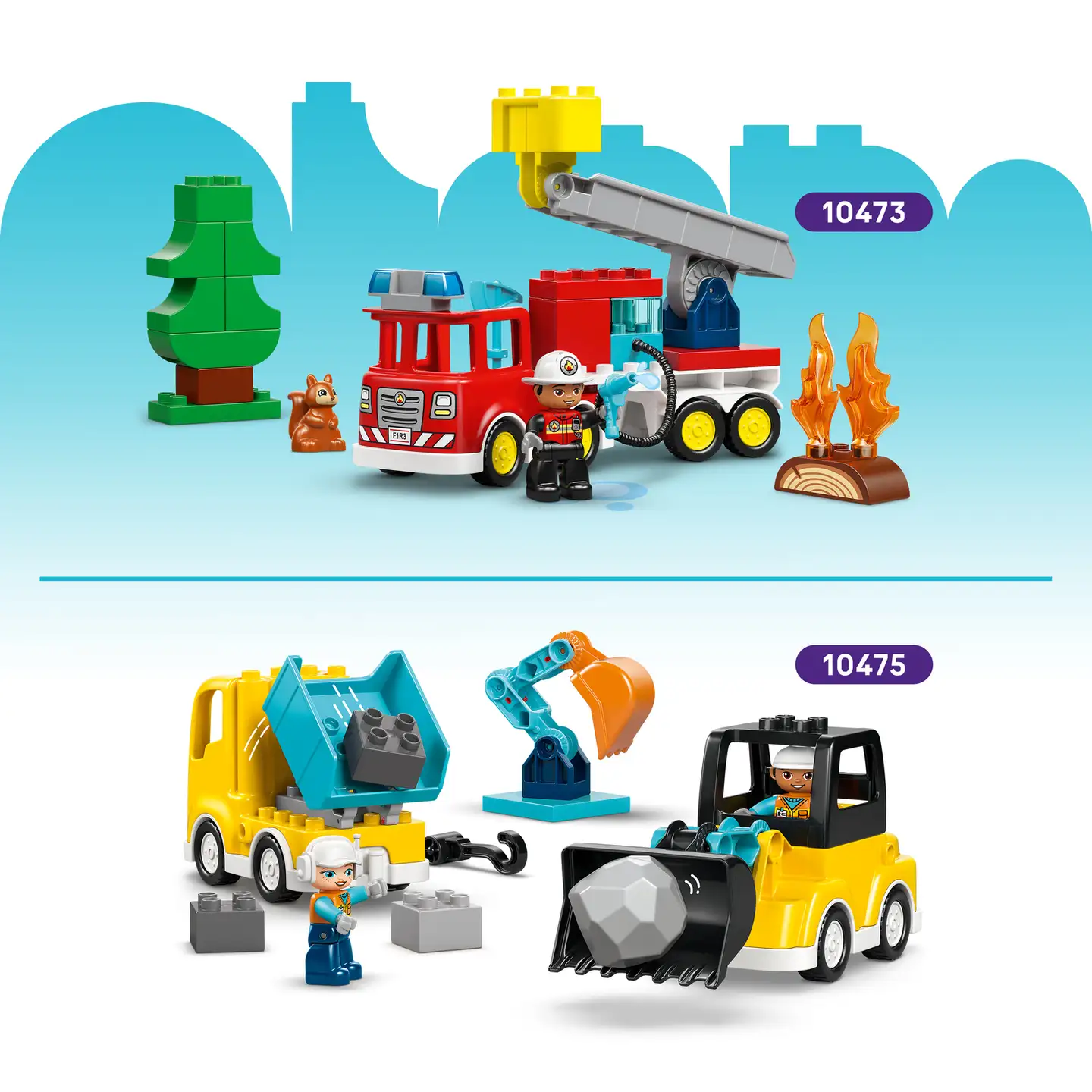 LEGO® DUPLO Town 10471 Sininen poliisimoottoripyörä - 5