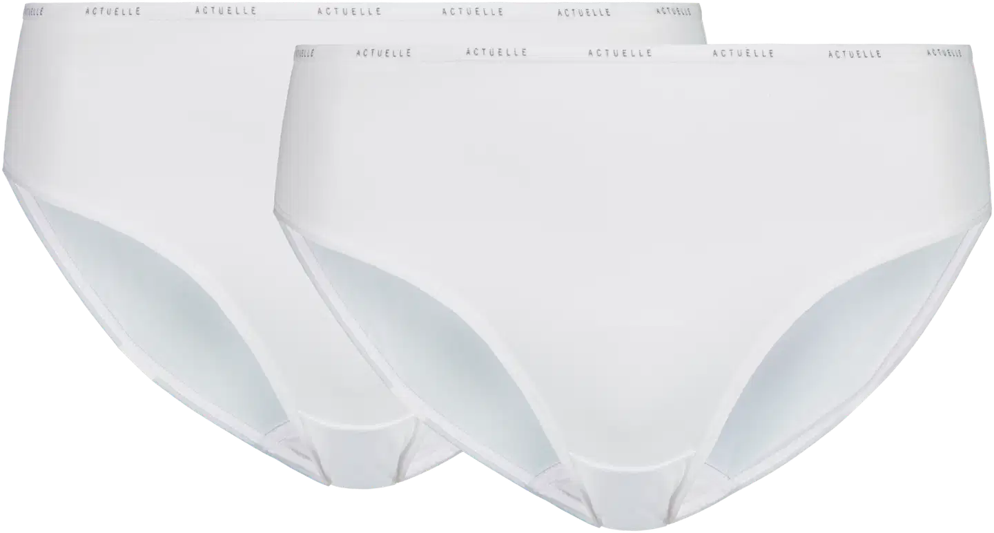 Actuelle naisten alushousut Tai Basic AC-NOS-679 2-pack - Valkoinen - 1