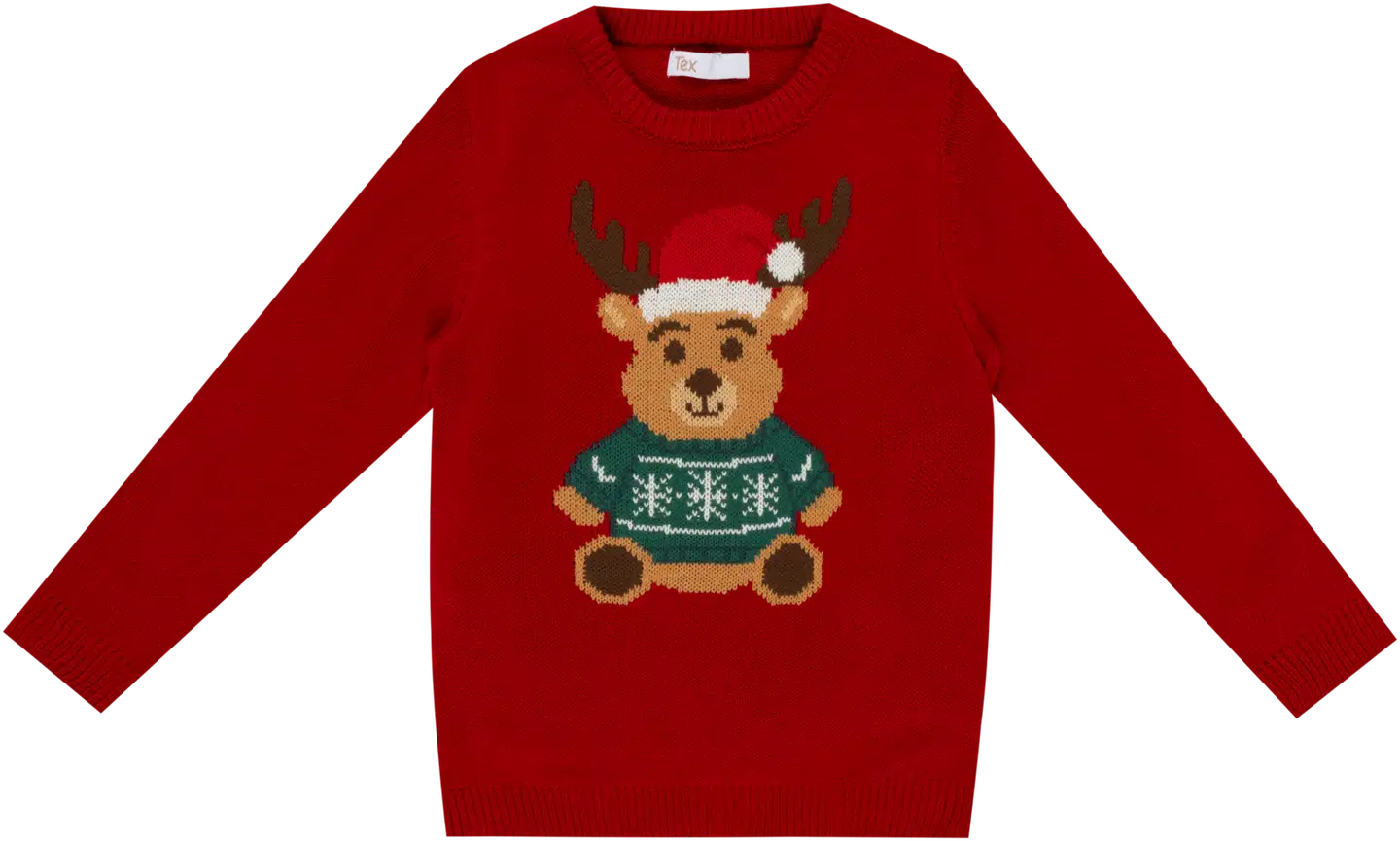 TEX lasten jouluneule nalle I293469 - RED - 1