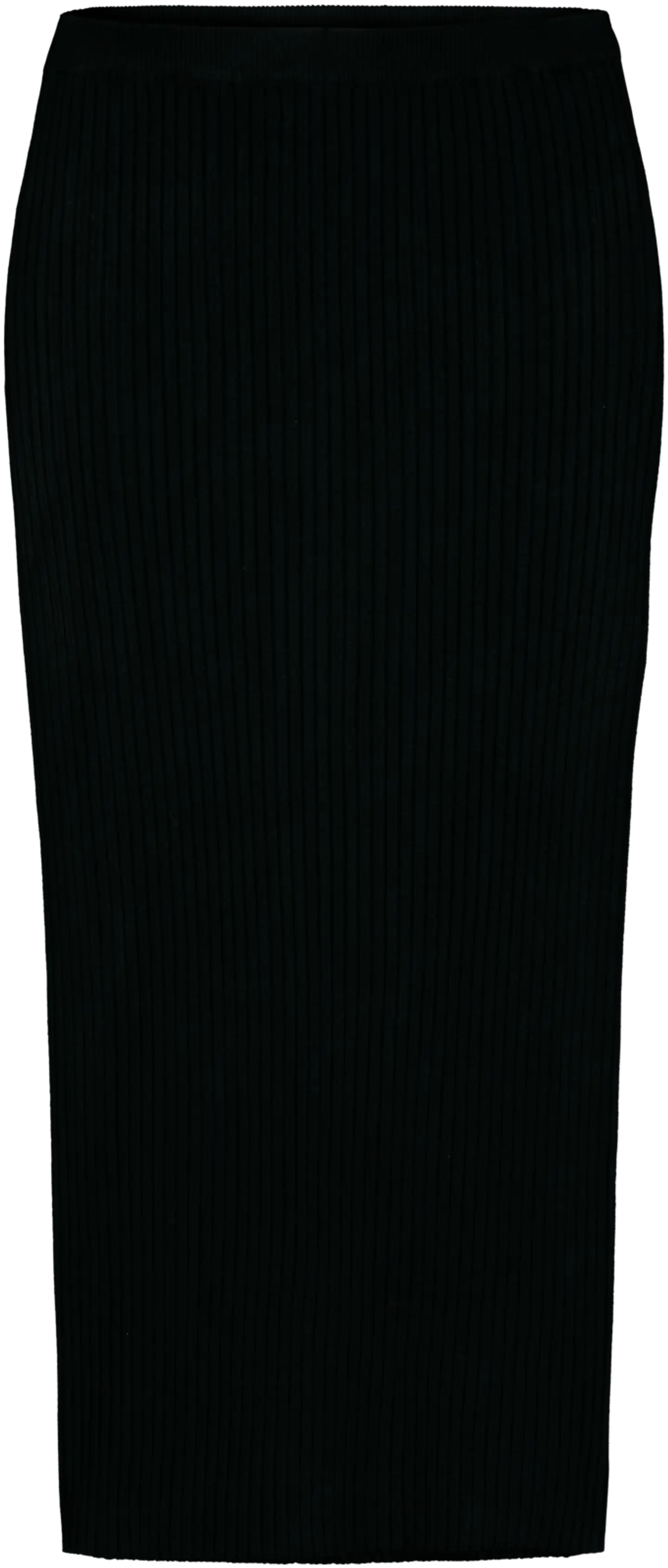 WKLY. naisten pitkä ribbihame 221W280450 - BLACK - 1