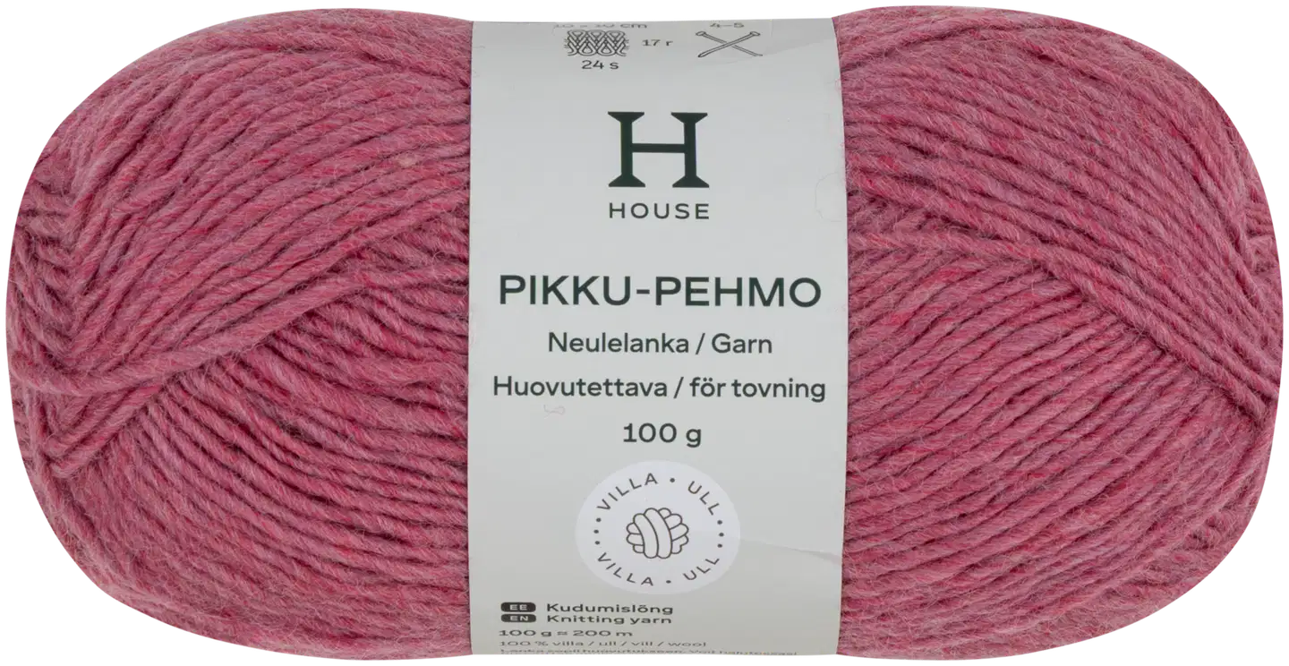 House villalanka Pikku pehmo 100 g Berry pink 200093