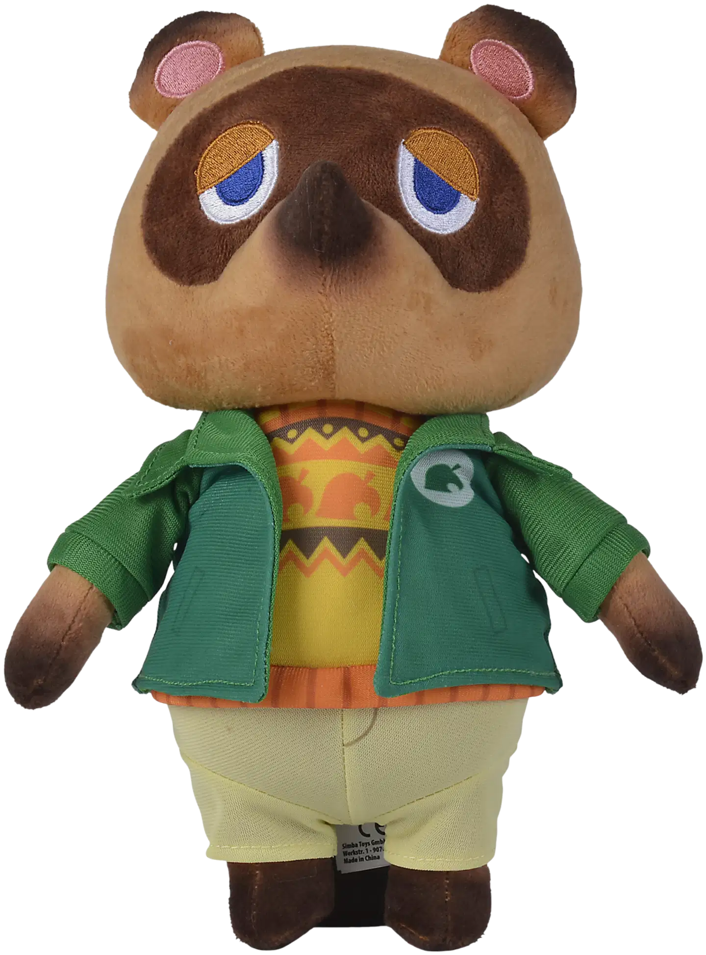 Simba Animal Crossing Tom Nook, talvivaatteissa, pehmo 25 cm - 3