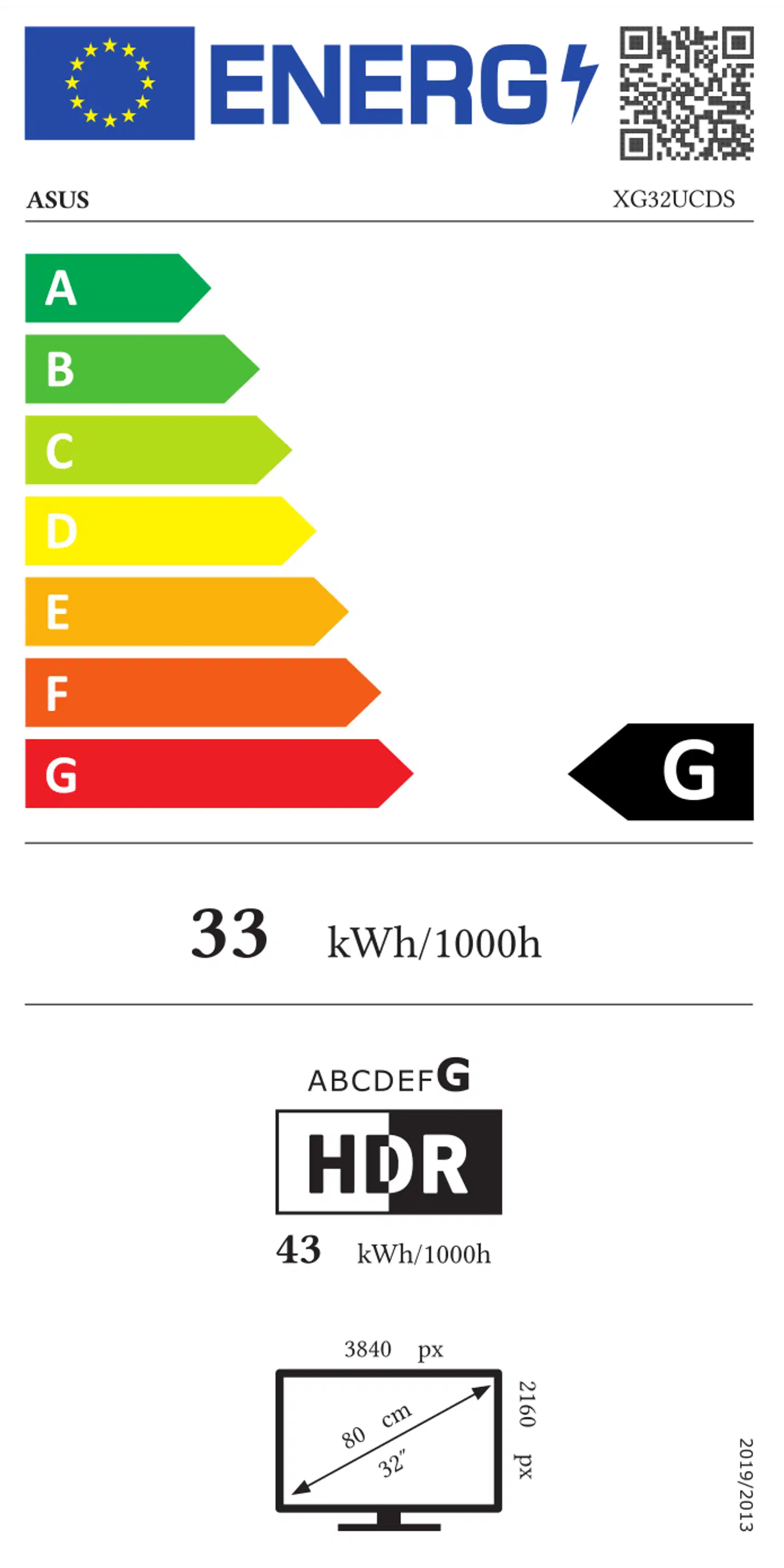 Asus pelinäyttö XG32UCDS 32" OLED - 4