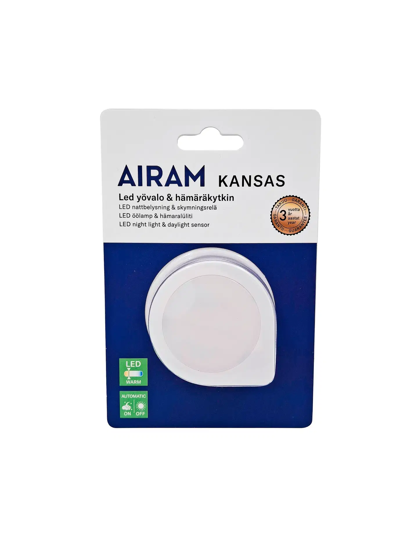 Airam KANSAS YÖVALO 1LED+SENSOR - 2