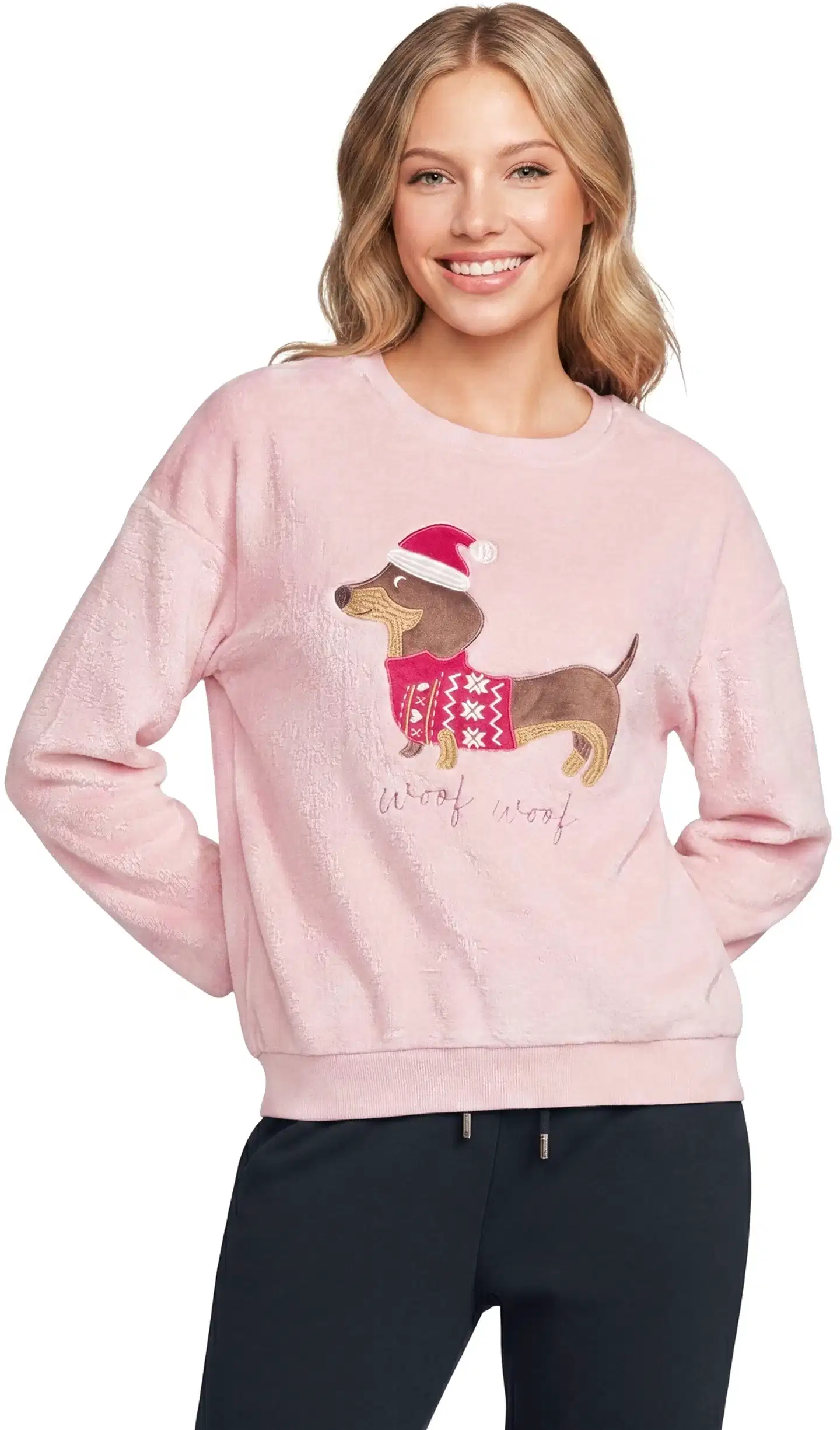 House naisten pörröfleece Daxie - L.pink - 1