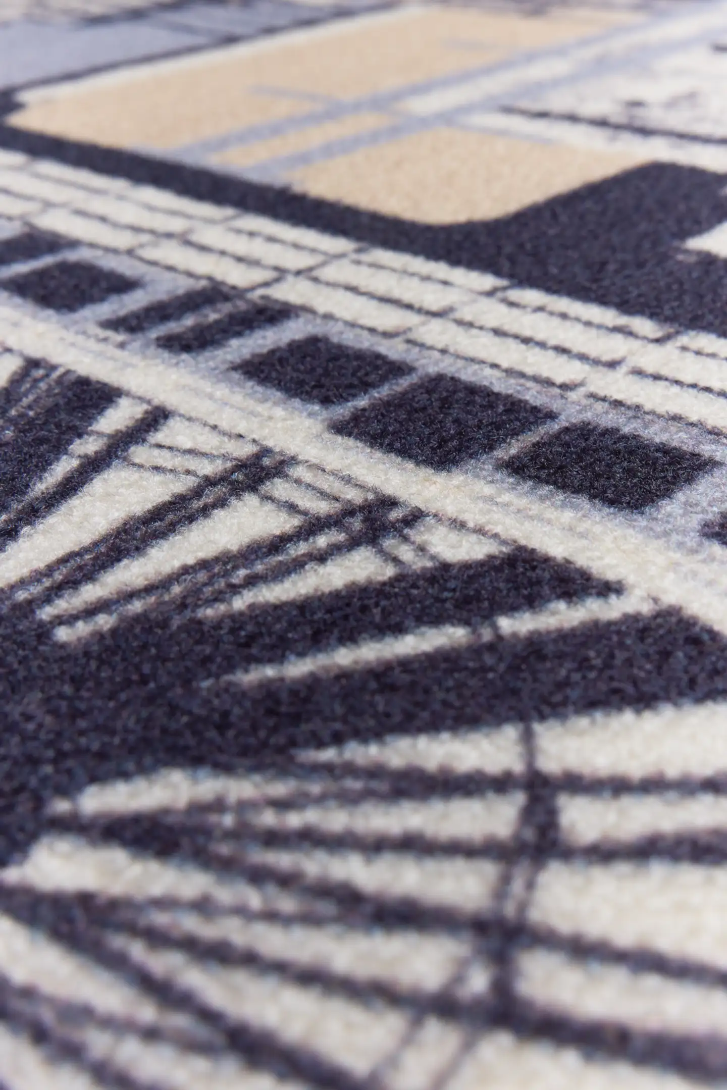 Vallila kynnysmatto Helsinki 50x80 cm beigeblue - 3