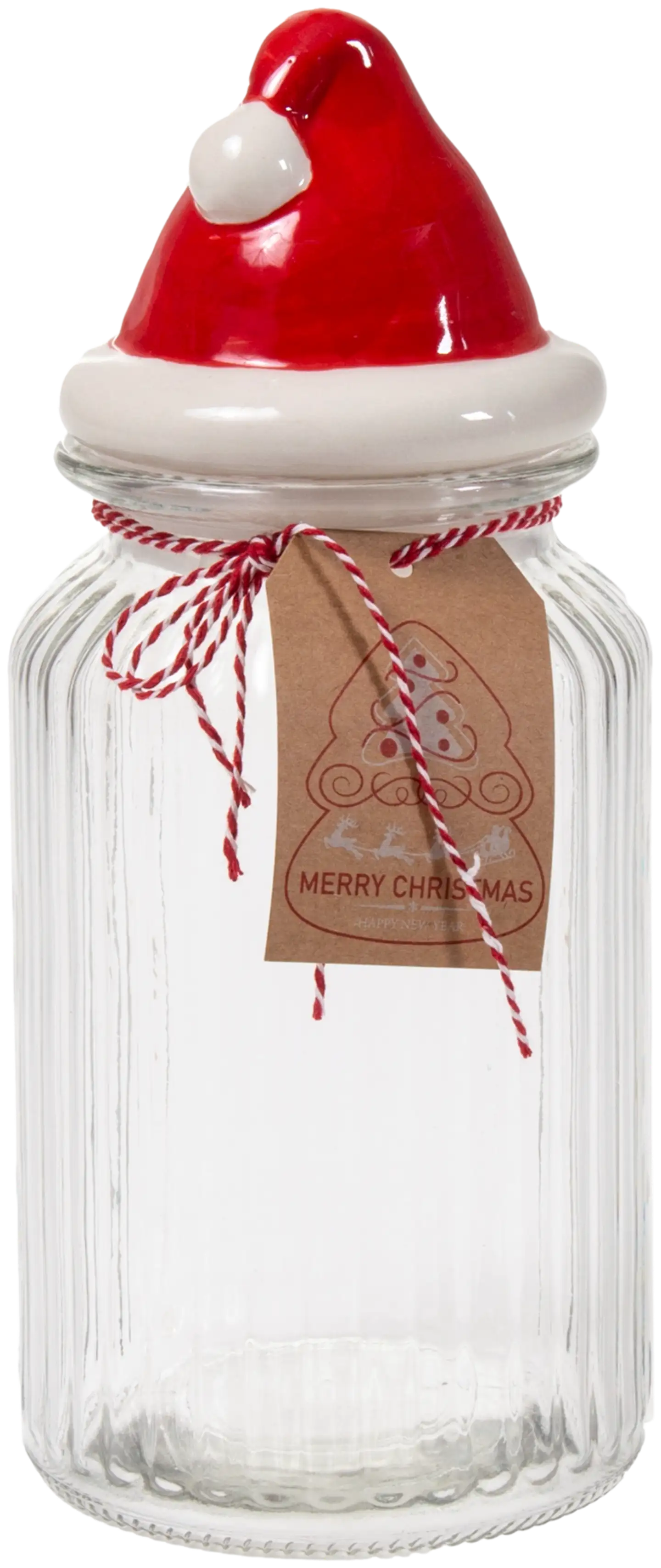 AmandaB lasipurkki Tonttulakki 25 cm