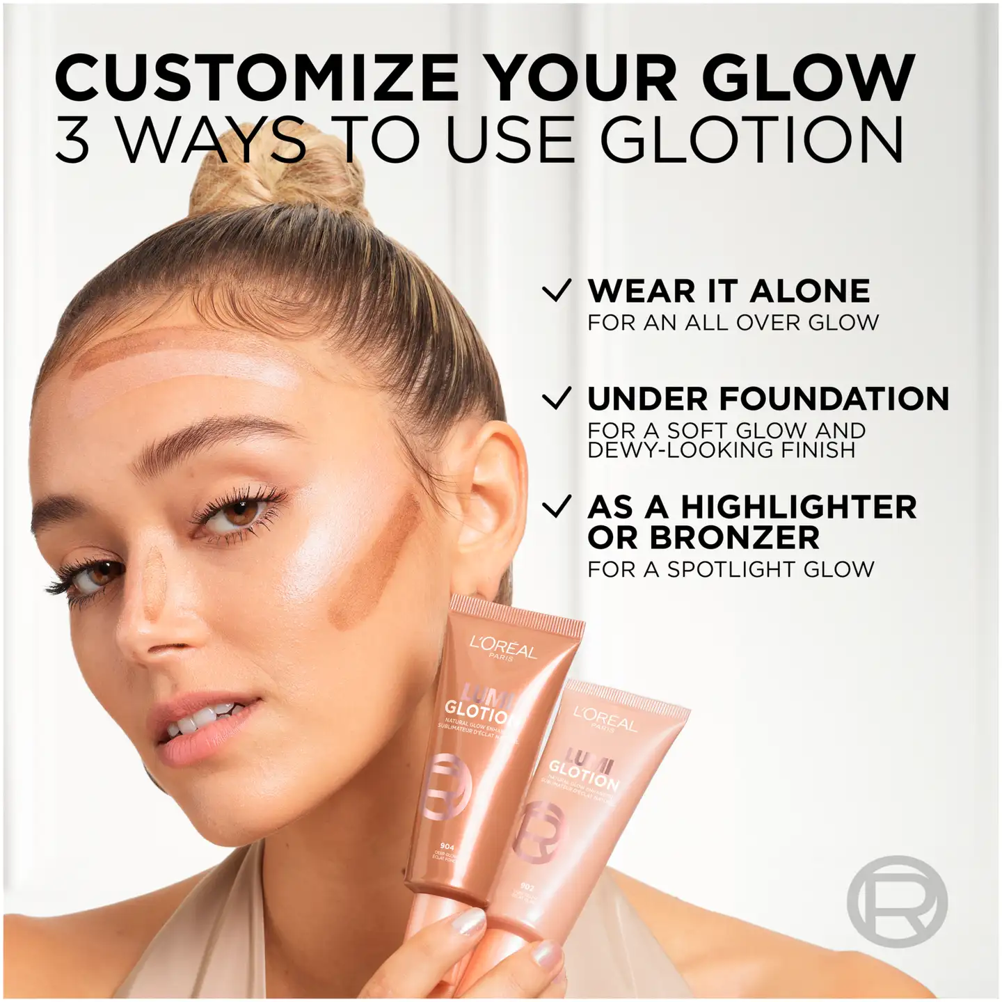 L'Oréal Paris Lumi Glotion highlighter korostusvoide 40 ml - Deep Glow - 4