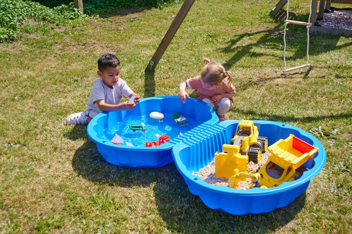 BIG Simpukka-allas, vesi- tai hiekkaleikkeihin, sininen - 7