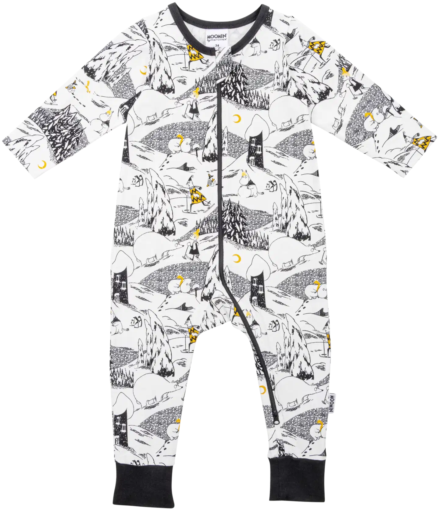 Muumi vauvojen pyjama Jääkarhu 593379 - valkoinen - 1