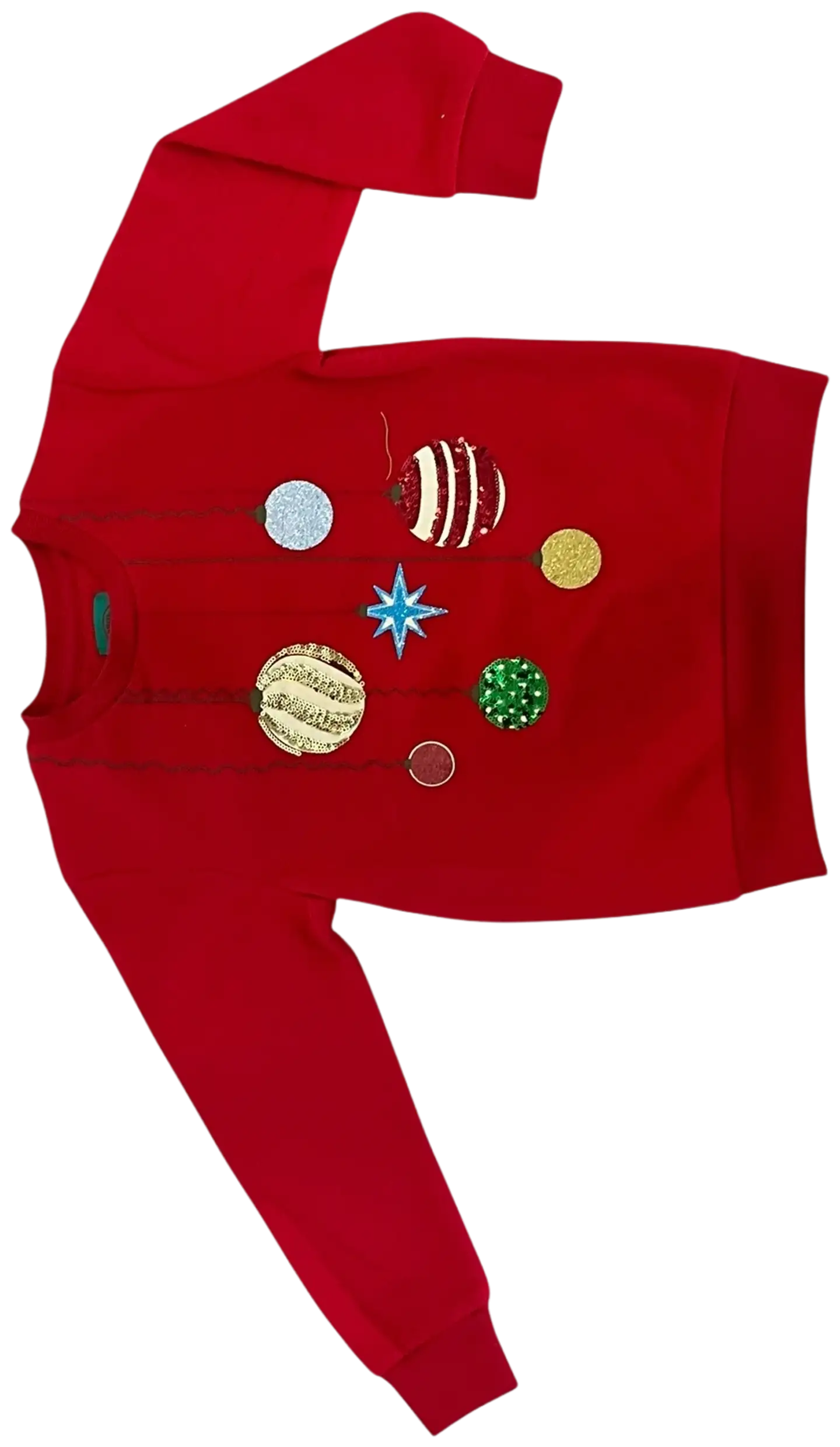 Approved by Santa Lasten joulupaita paljetti - RED