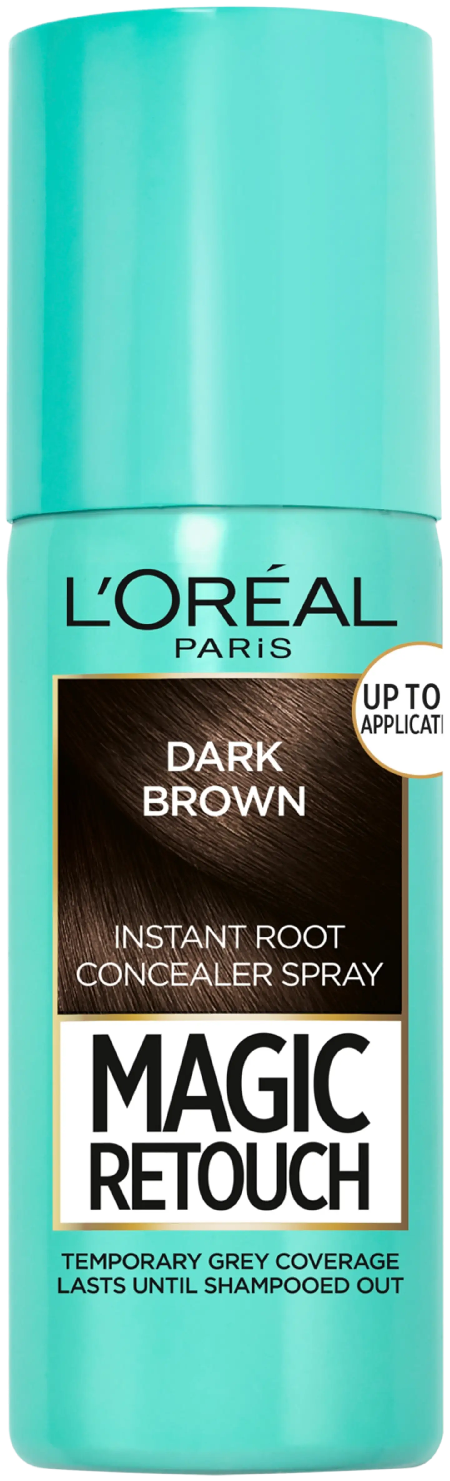 L'Oréal Paris Magic Retouch Dark Brown Suihkutettava tyvisävyte 75ml - 1