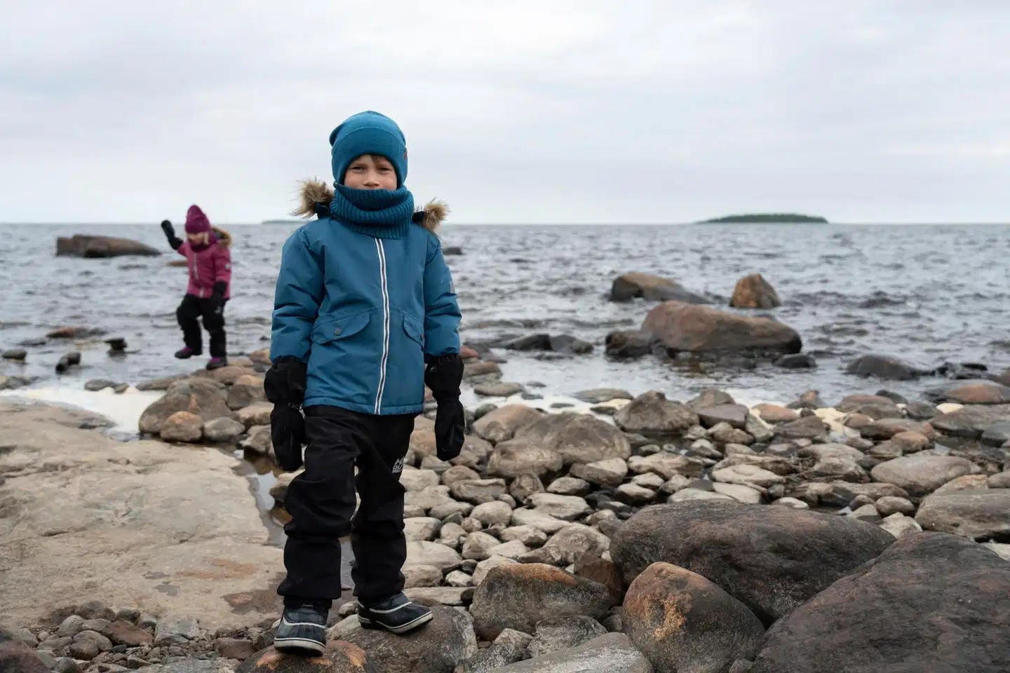 HC Outwear lasten toppatakki Gast ECO - Petrol blue - 5