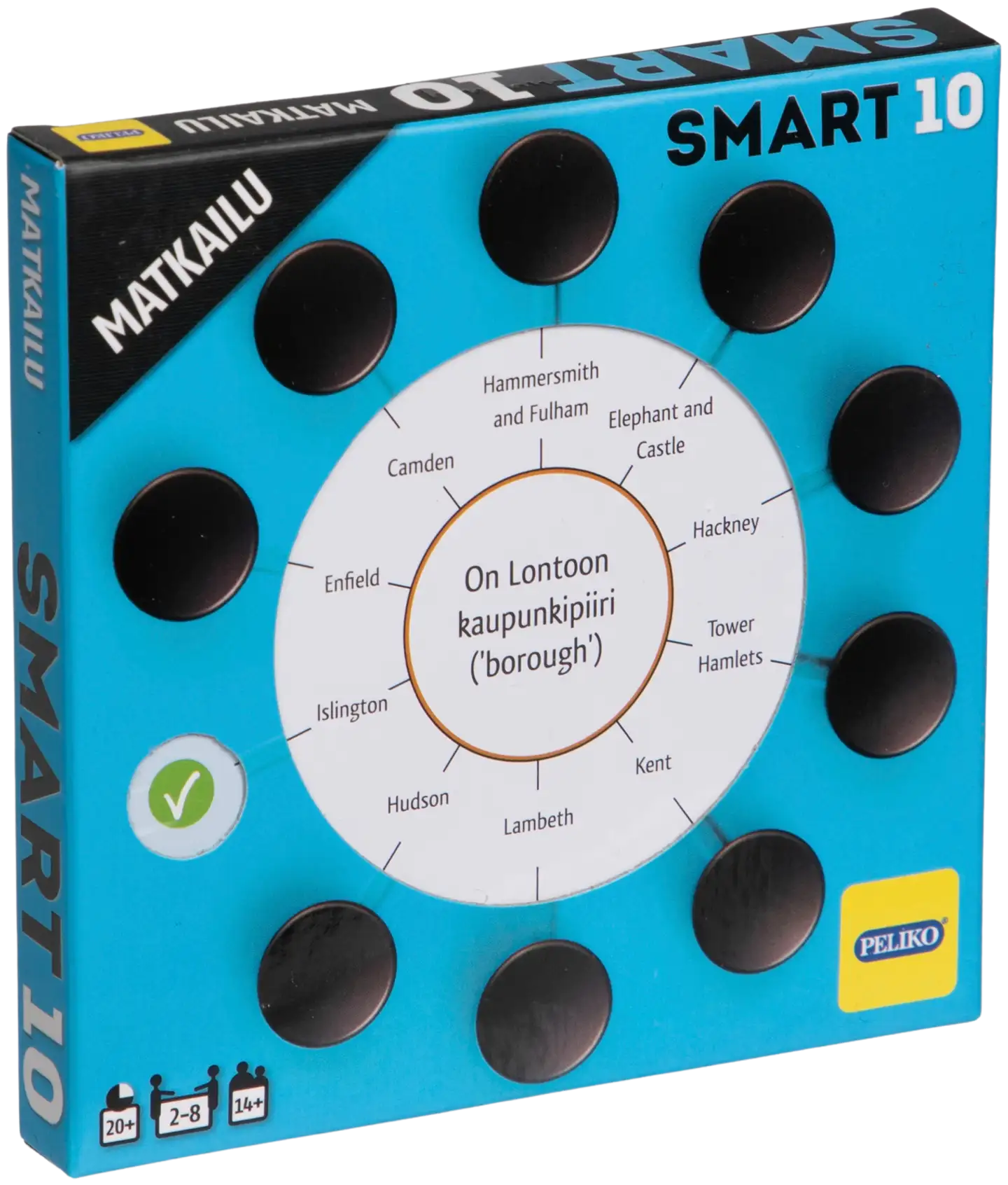 Peliko Smart10 teemakysymykset, erilaisia - 2